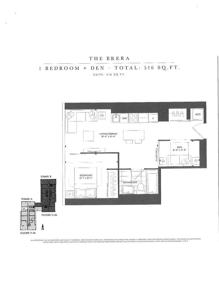 The Brera floor plan