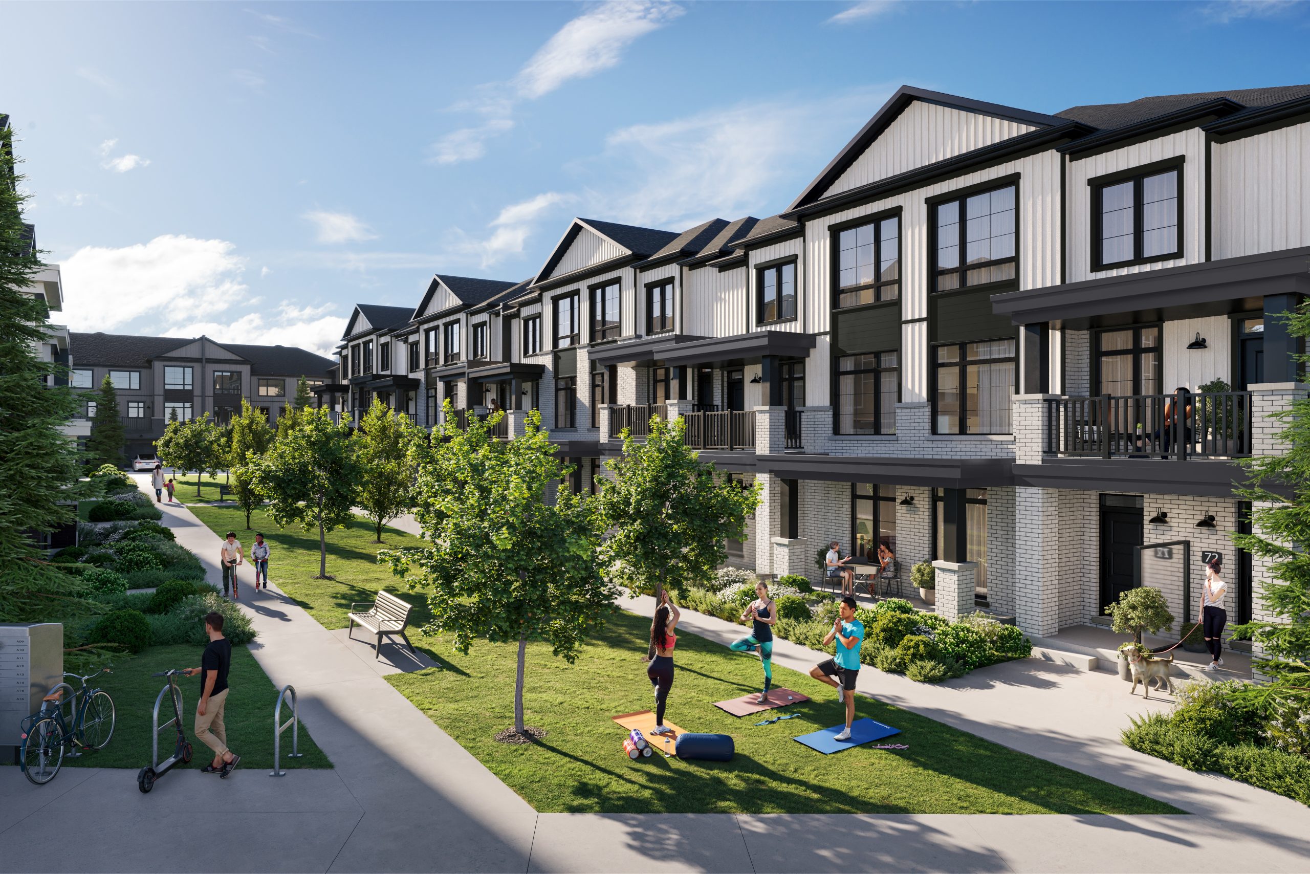 Brooklin Towns 2.0 in Whitby — rendering 3