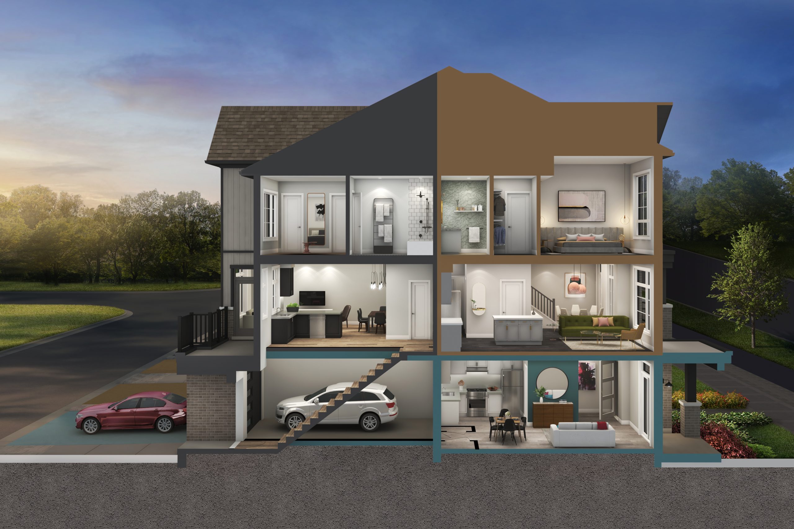 Brooklin Towns 2.0 in Whitby — rendering 5