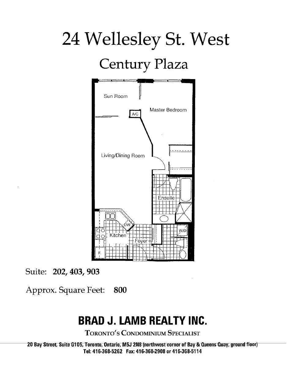 Suite 202/403/903 floor plan