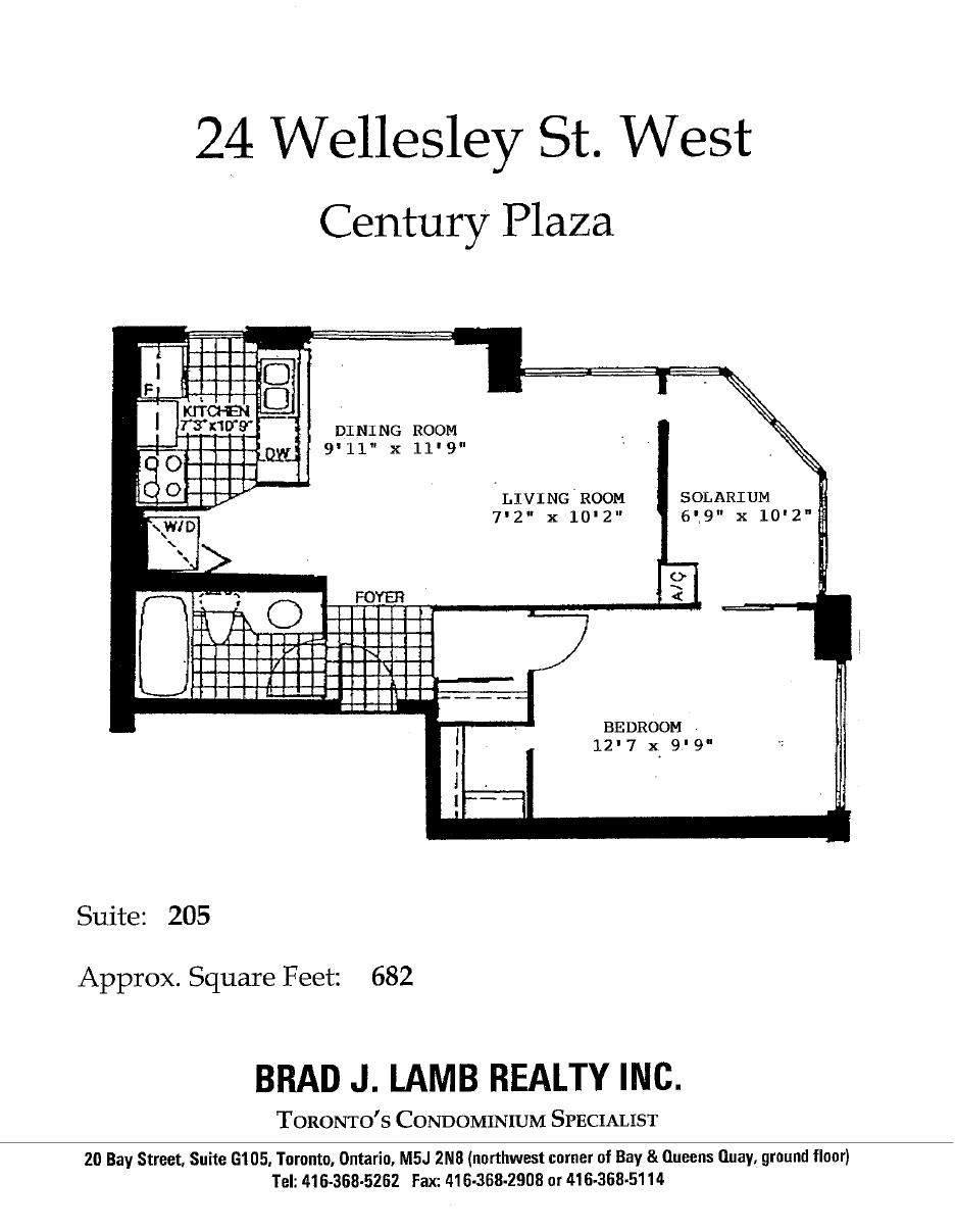 Suite 205 floor plan