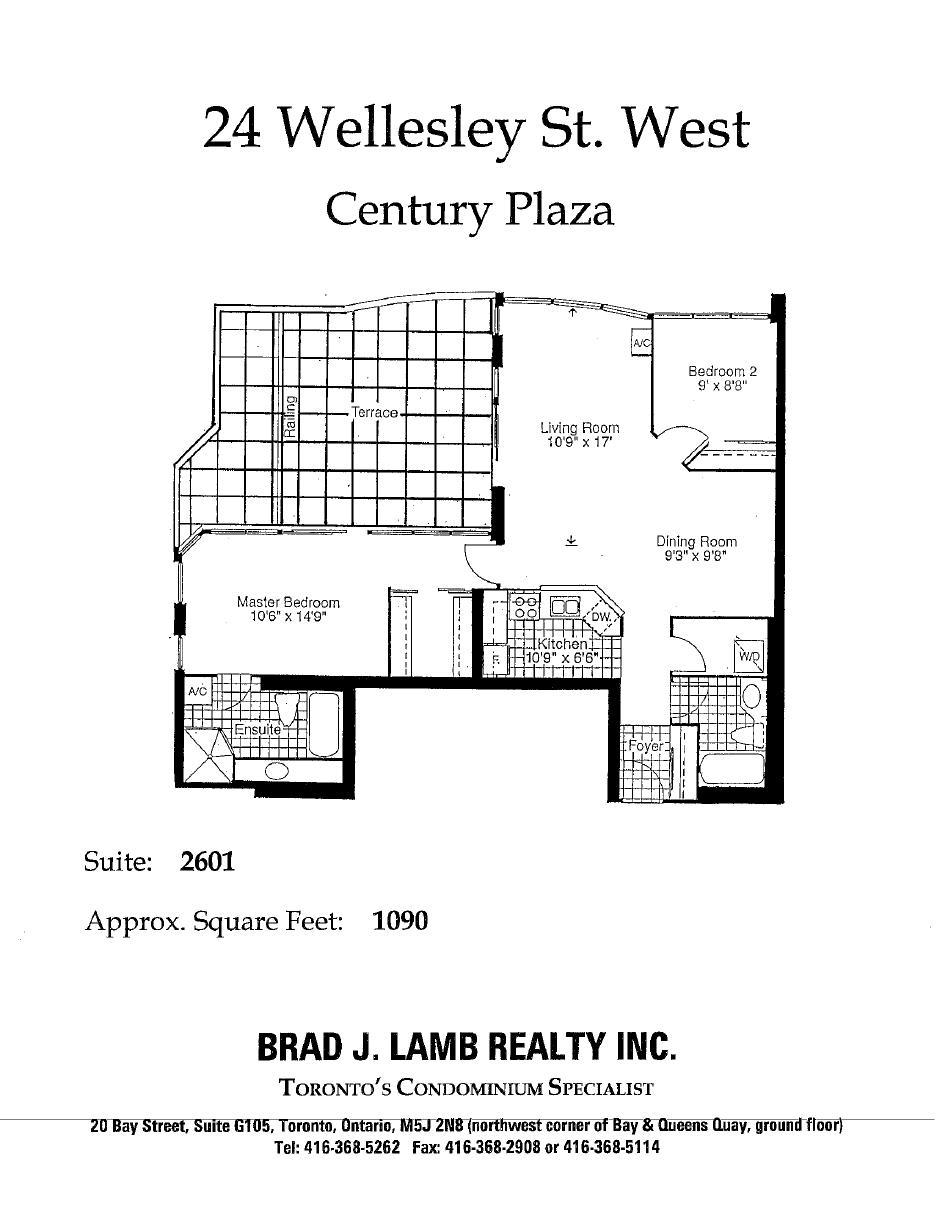 Suite 2601 floor plan