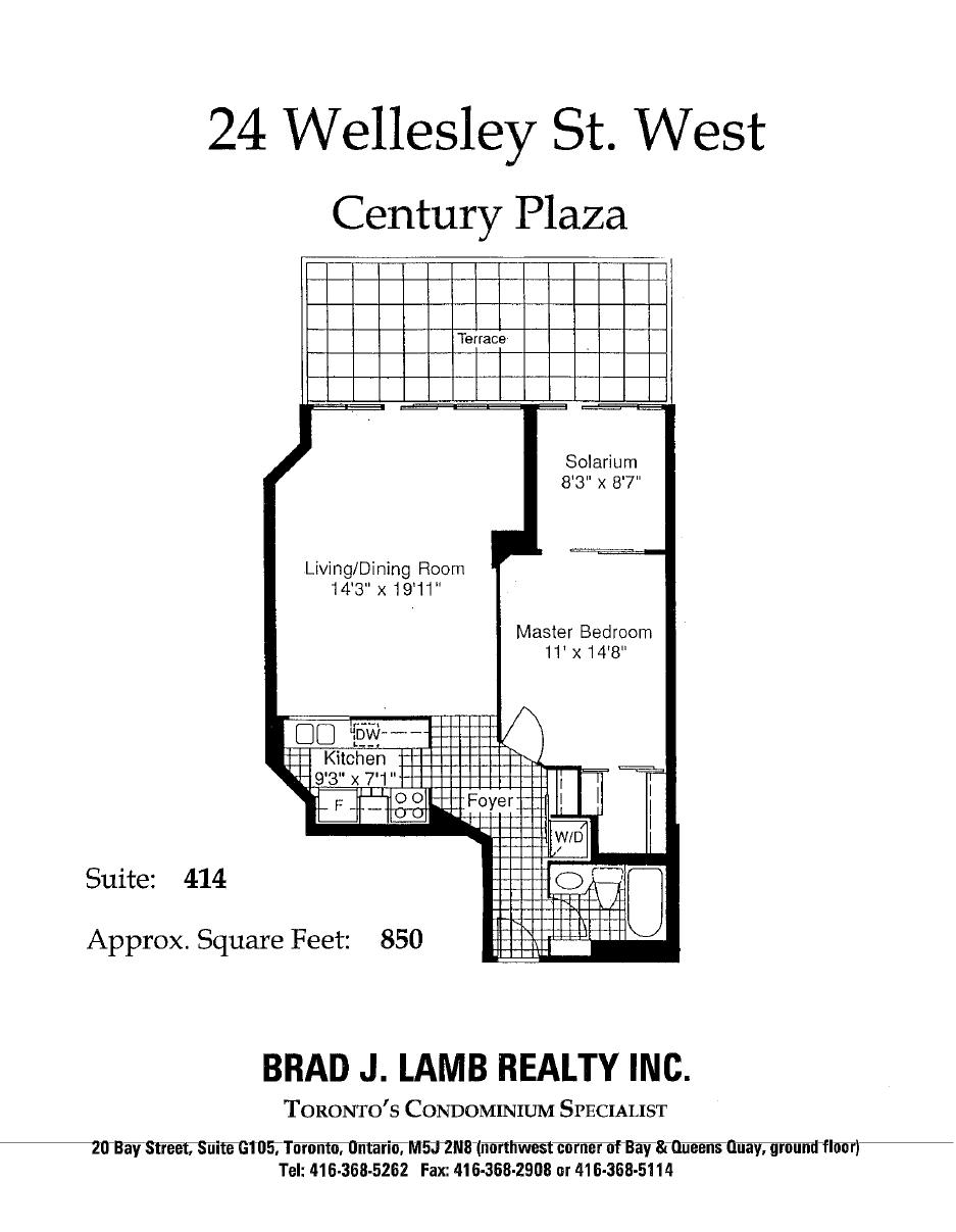 Suite 414 floor plan