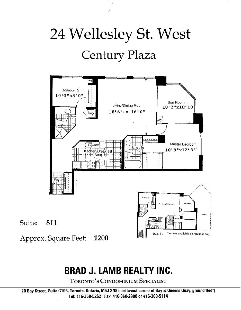 Suite 811 floor plan