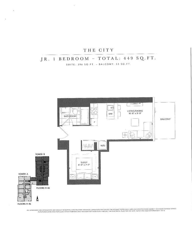 The City floor plan