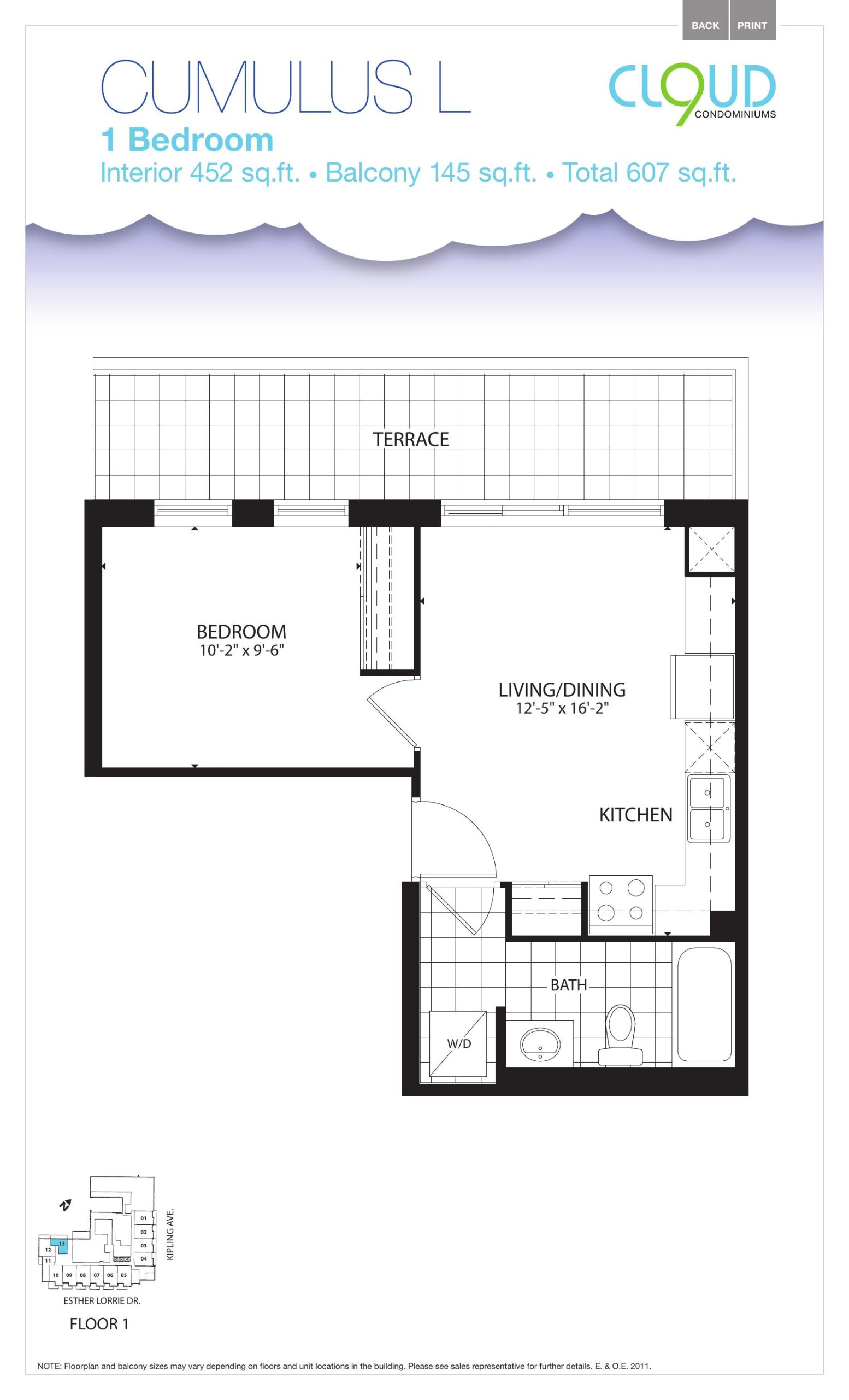 Cumulus L floor plan