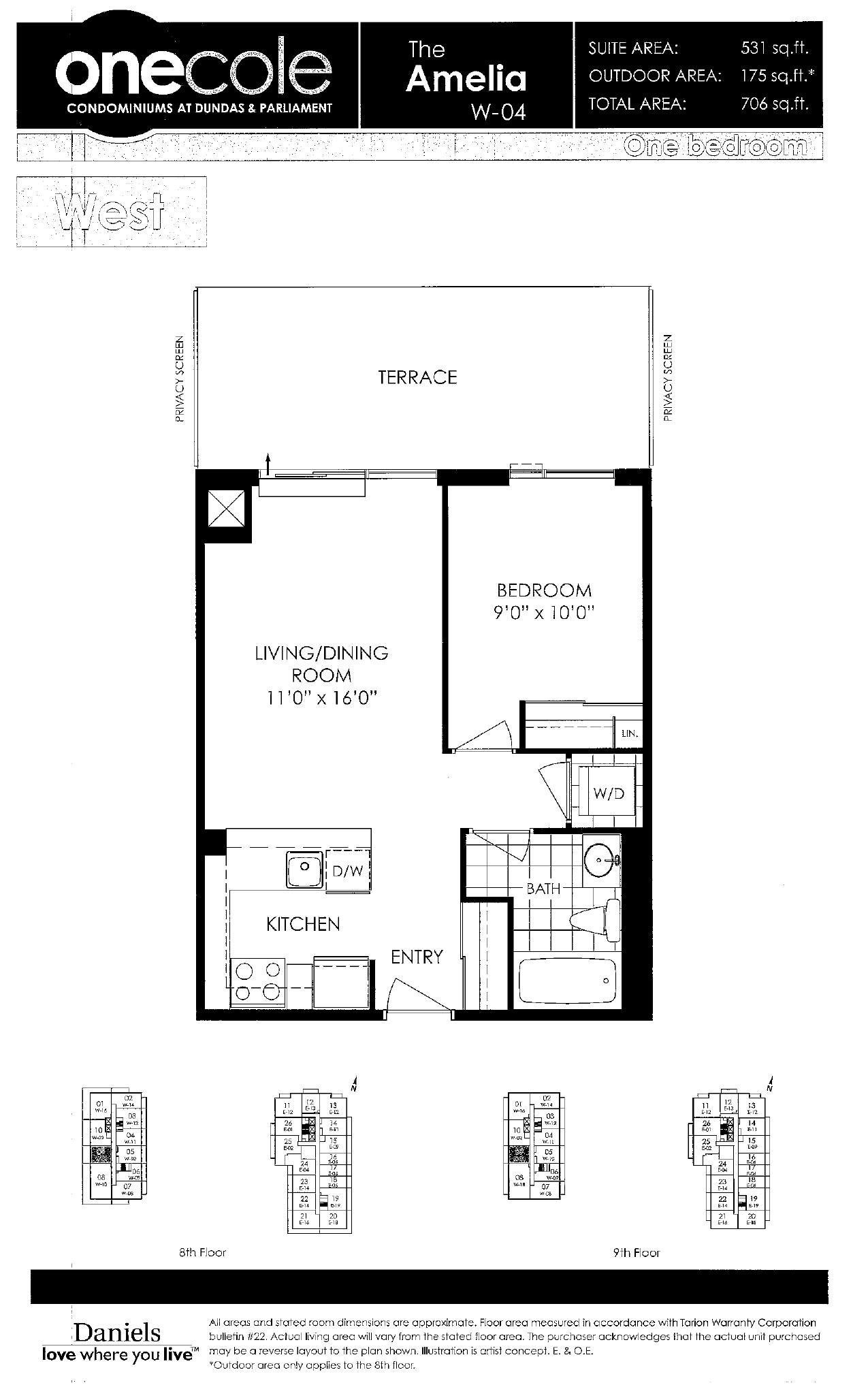 The Amelia (W-04) floor plan