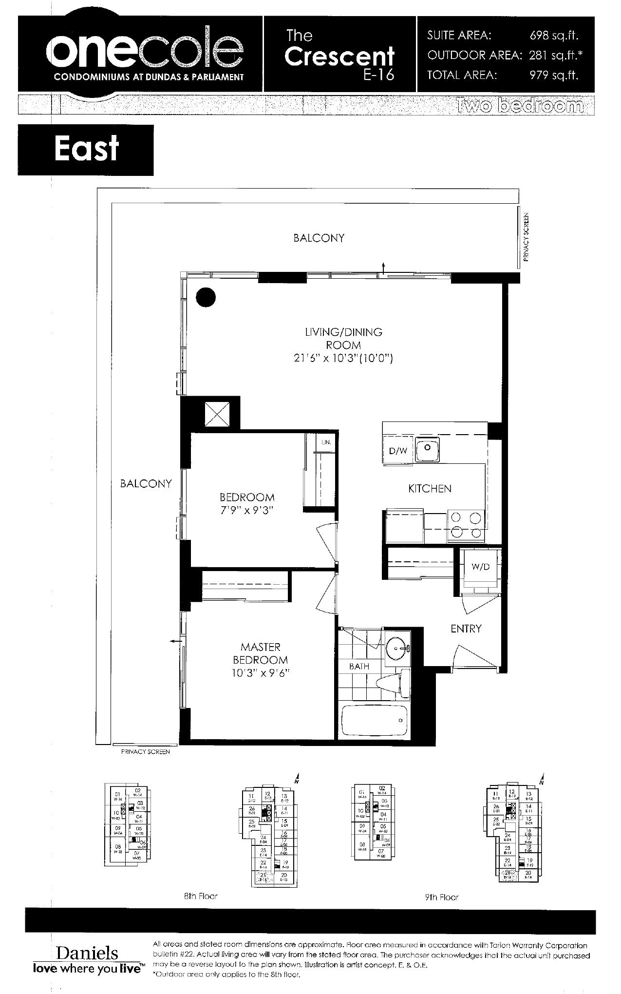 The Crescent (E-16) floor plan