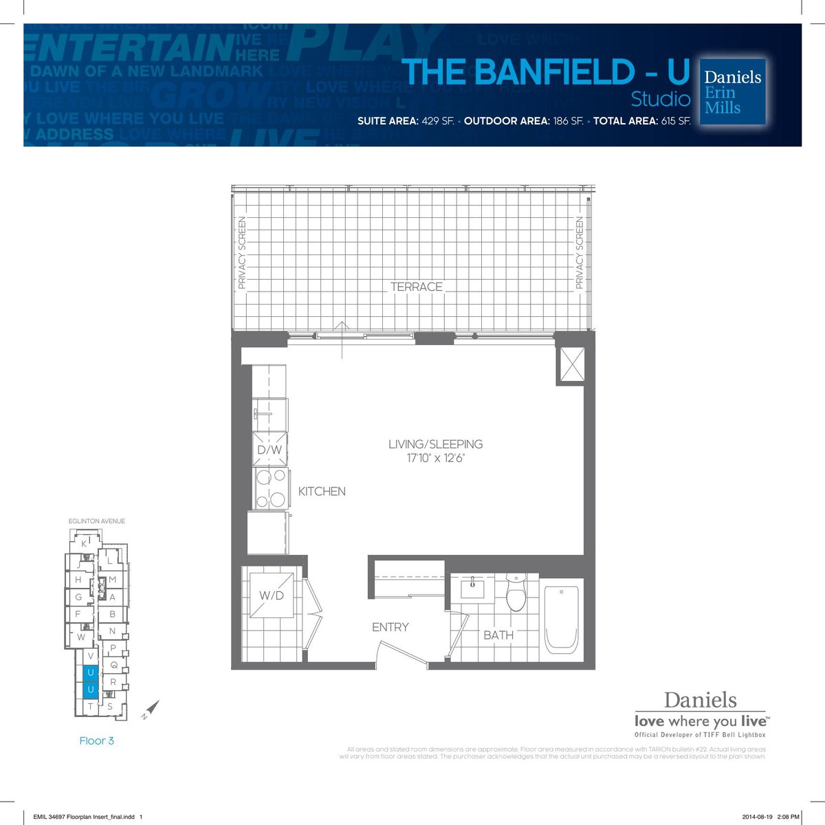 The Banfield - U floor plan