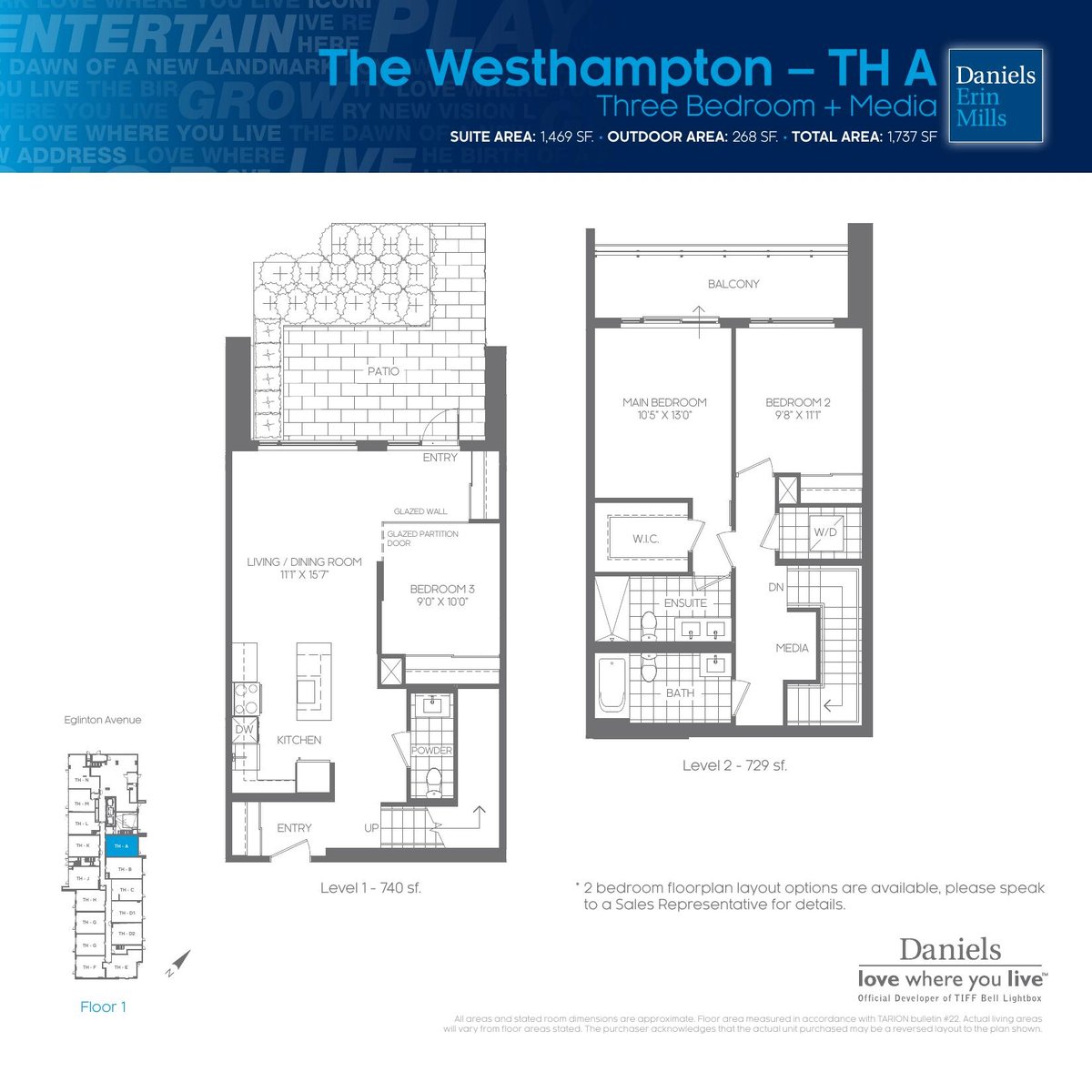 The Westhampton - TH A floor plan