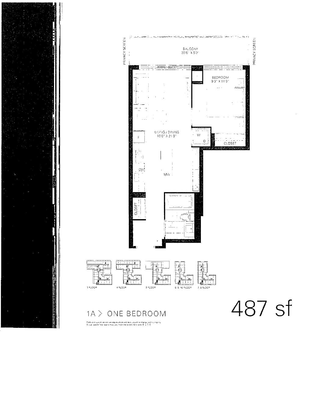 1A floor plan