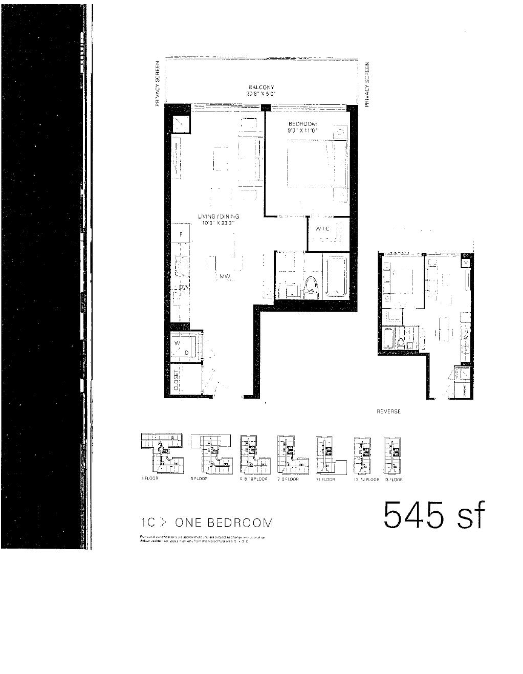 1C floor plan