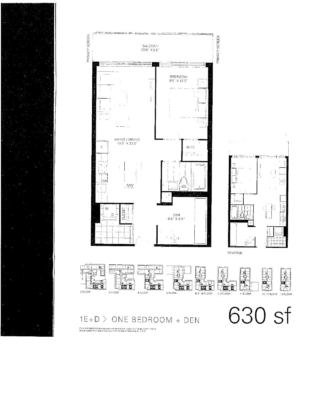 1E+D floor plan