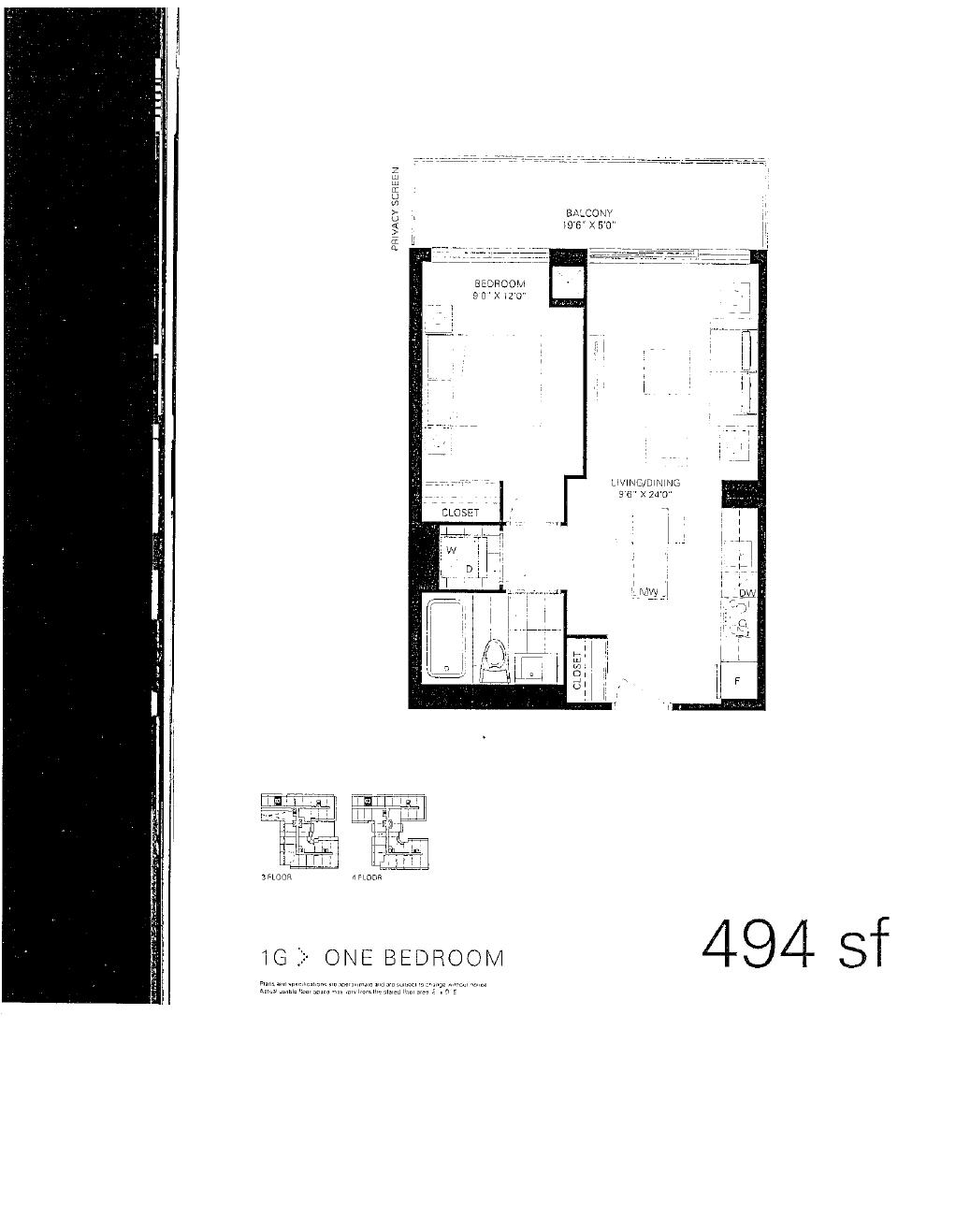 1G floor plan