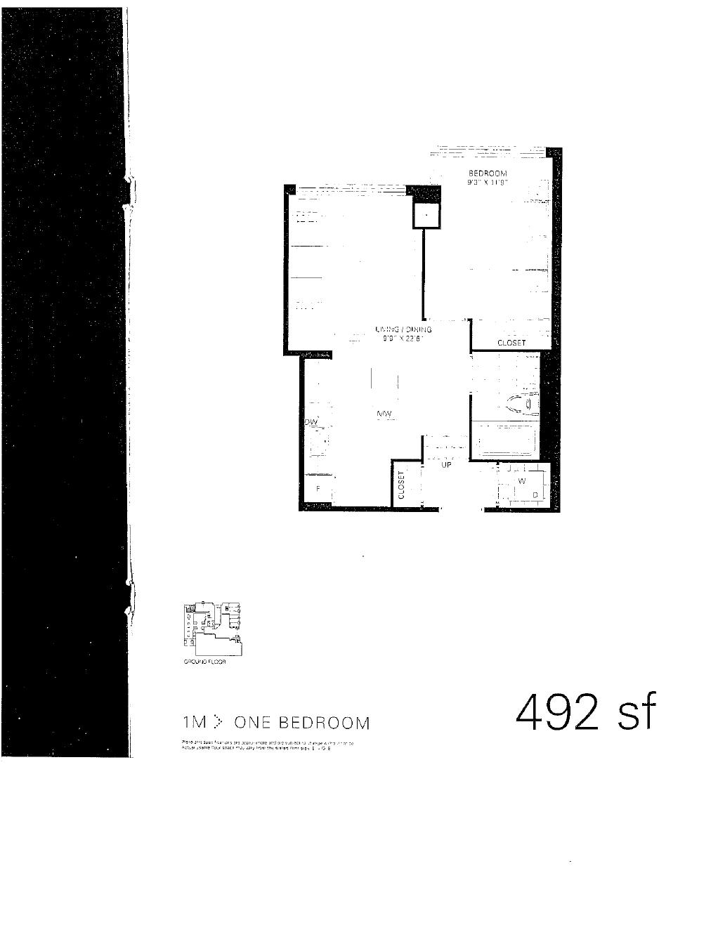 1M floor plan