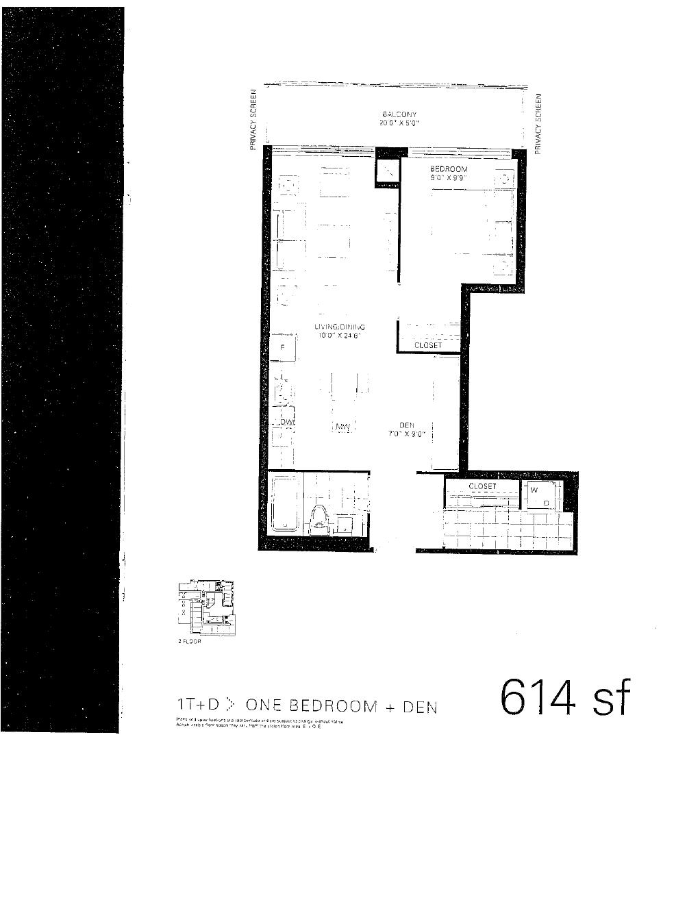 1T+D floor plan