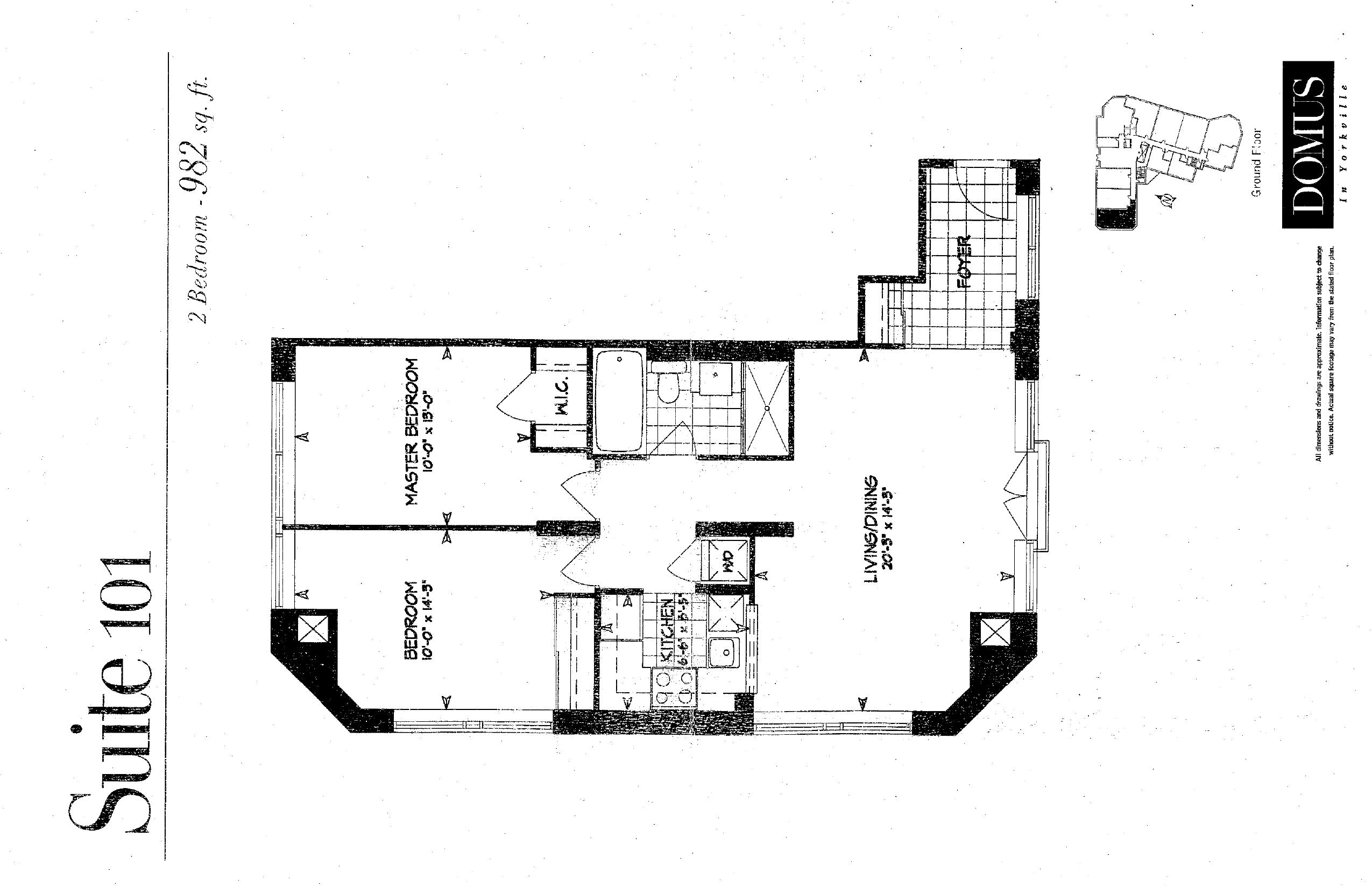 Suite 101 floor plan