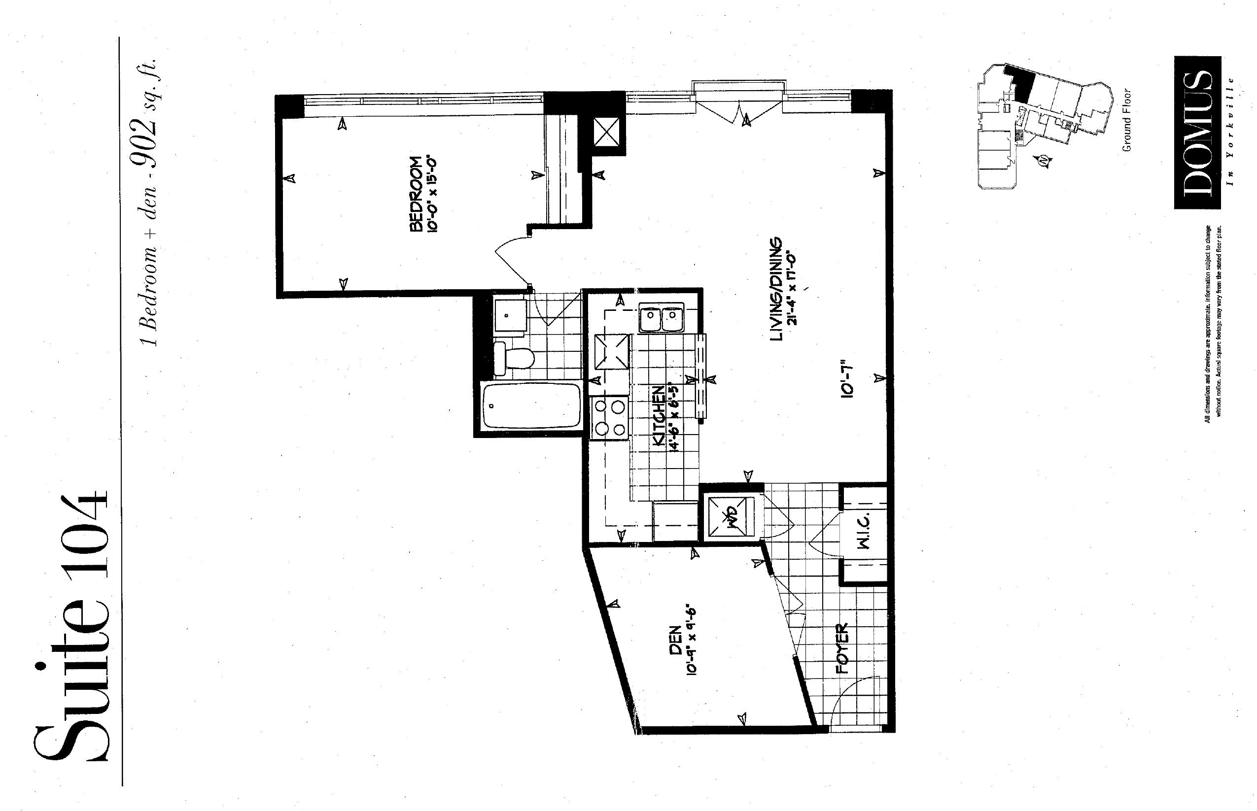 Suite 104 floor plan