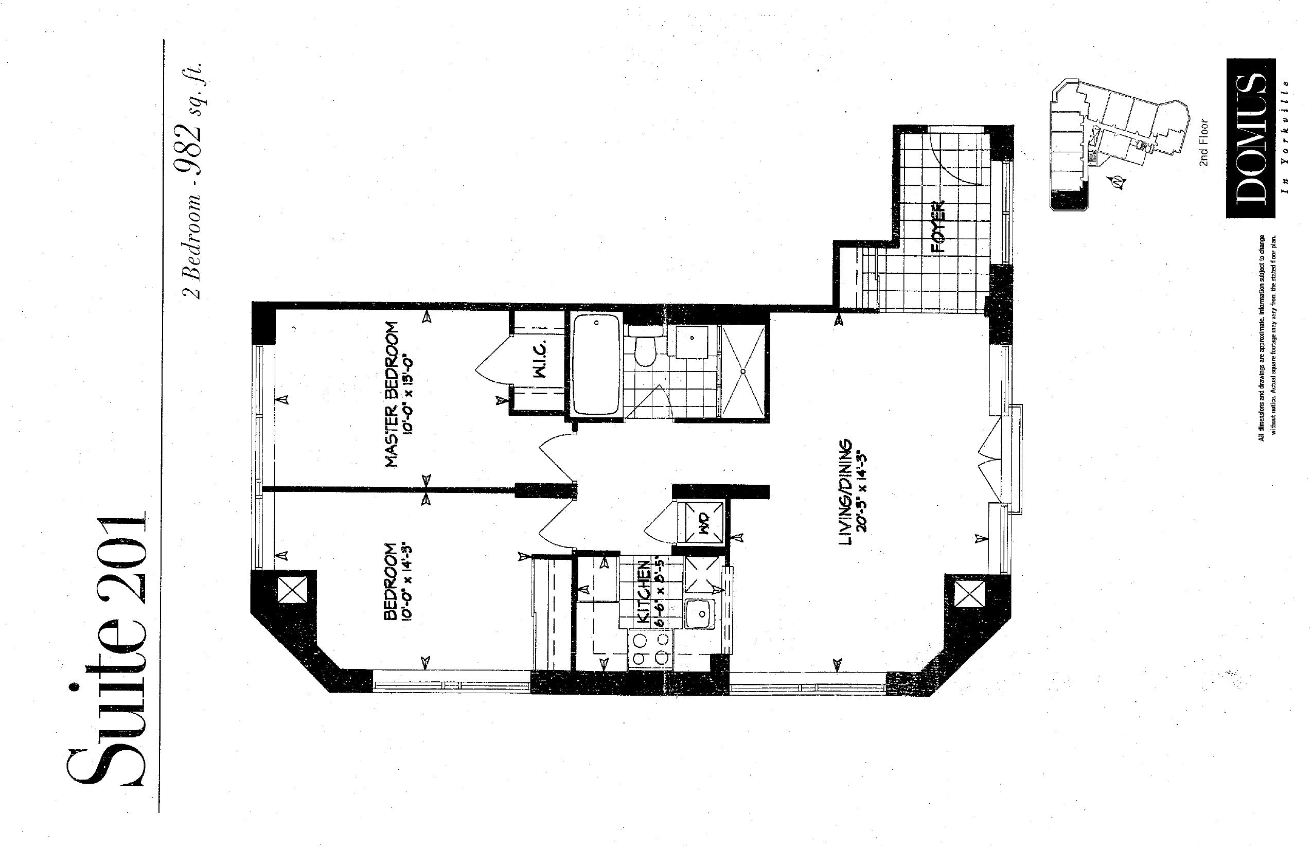 Suite 201 floor plan