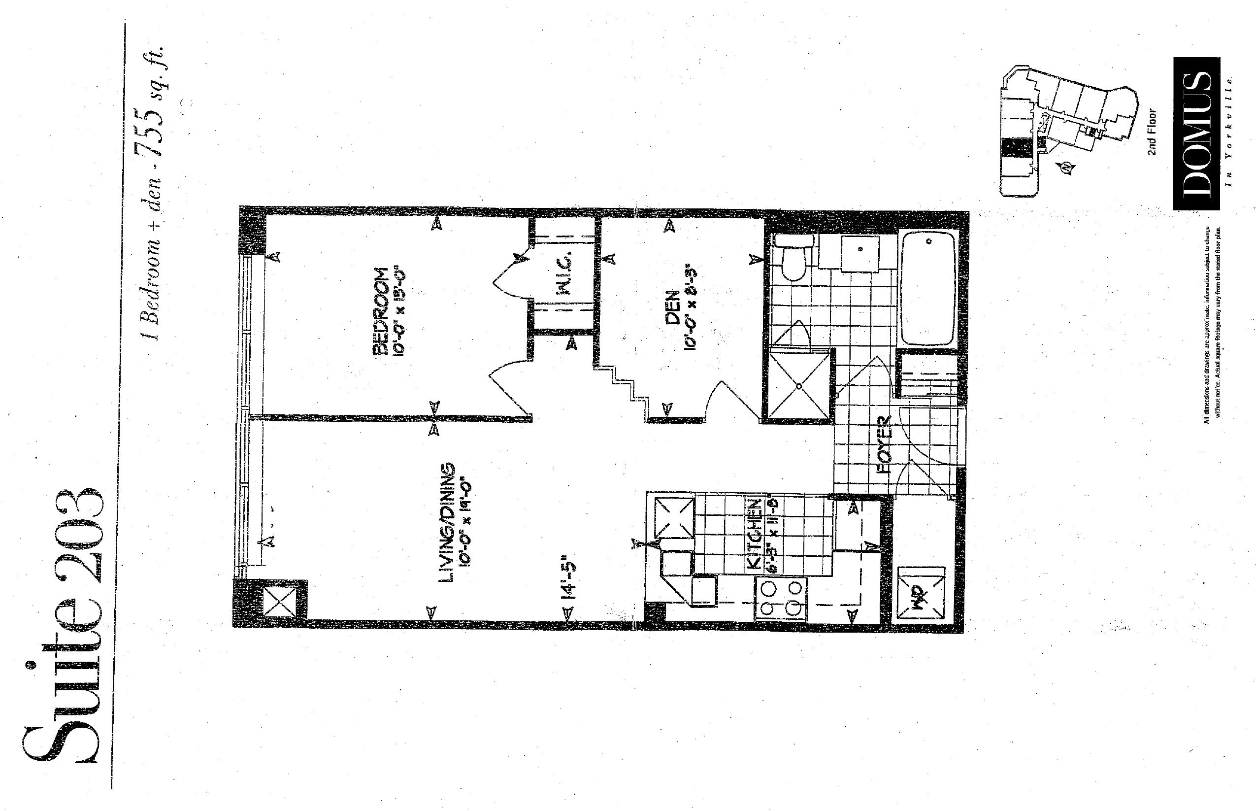 Suite 203 floor plan