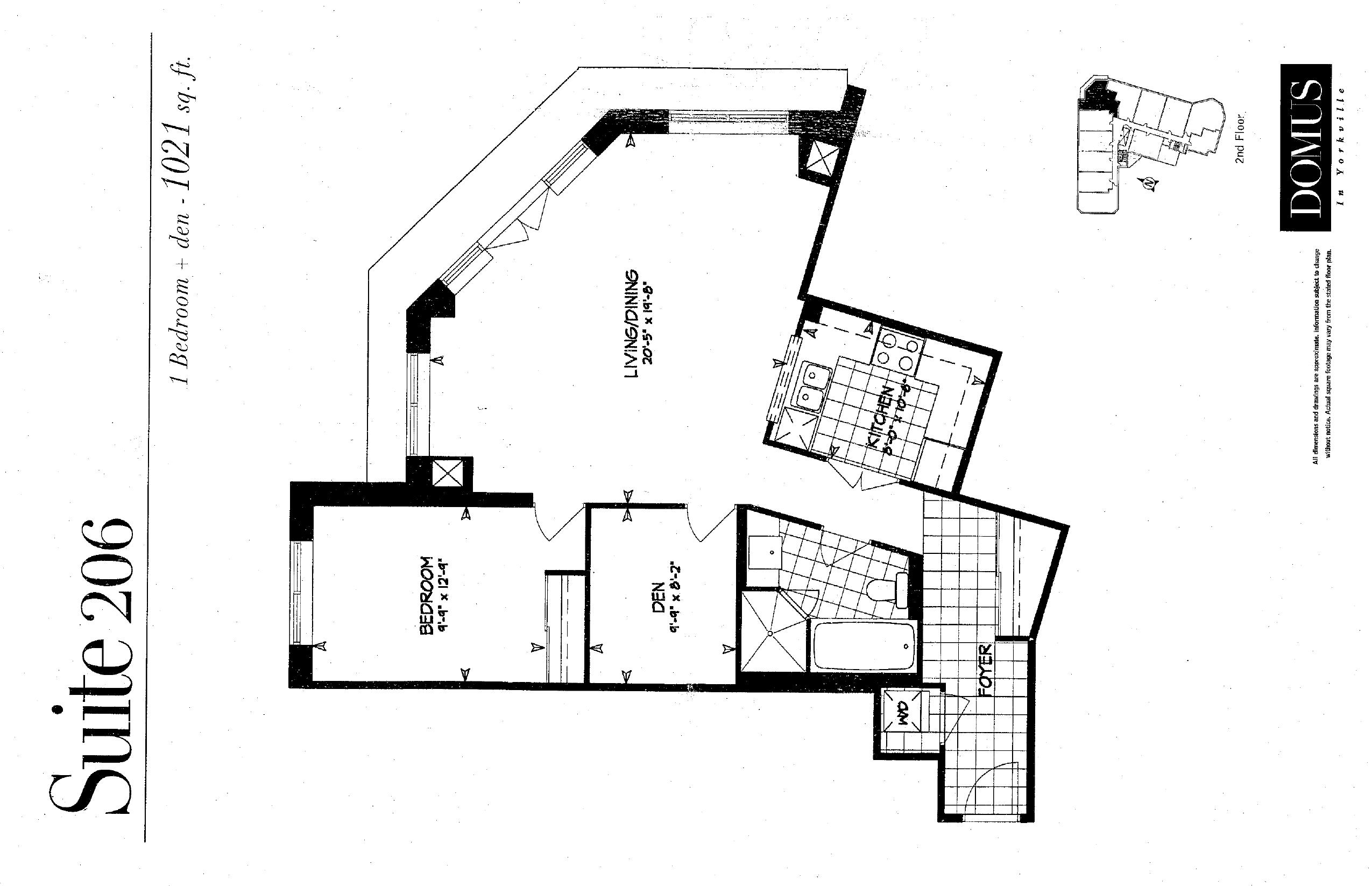 Suite 206 floor plan