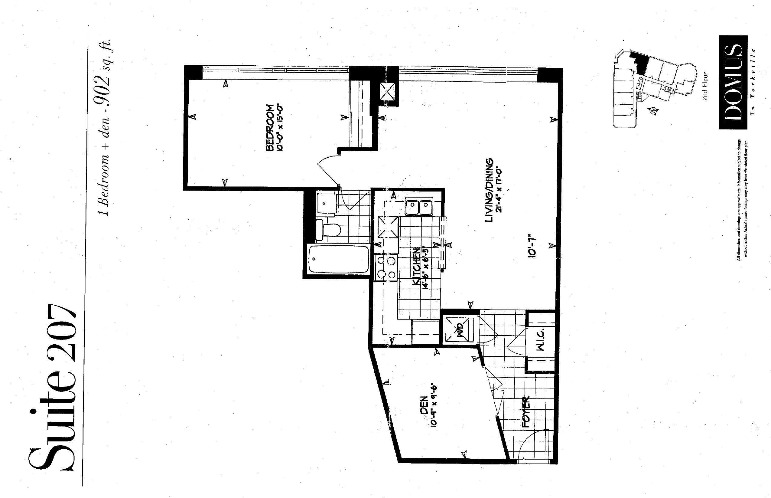 Suite 207 floor plan
