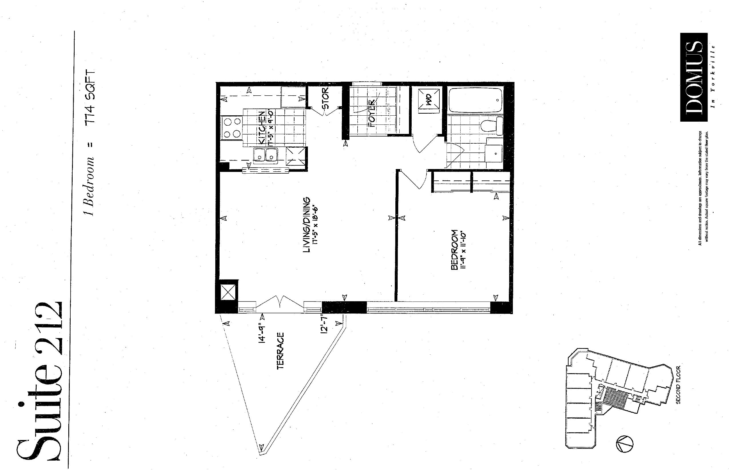 Suite 212 floor plan