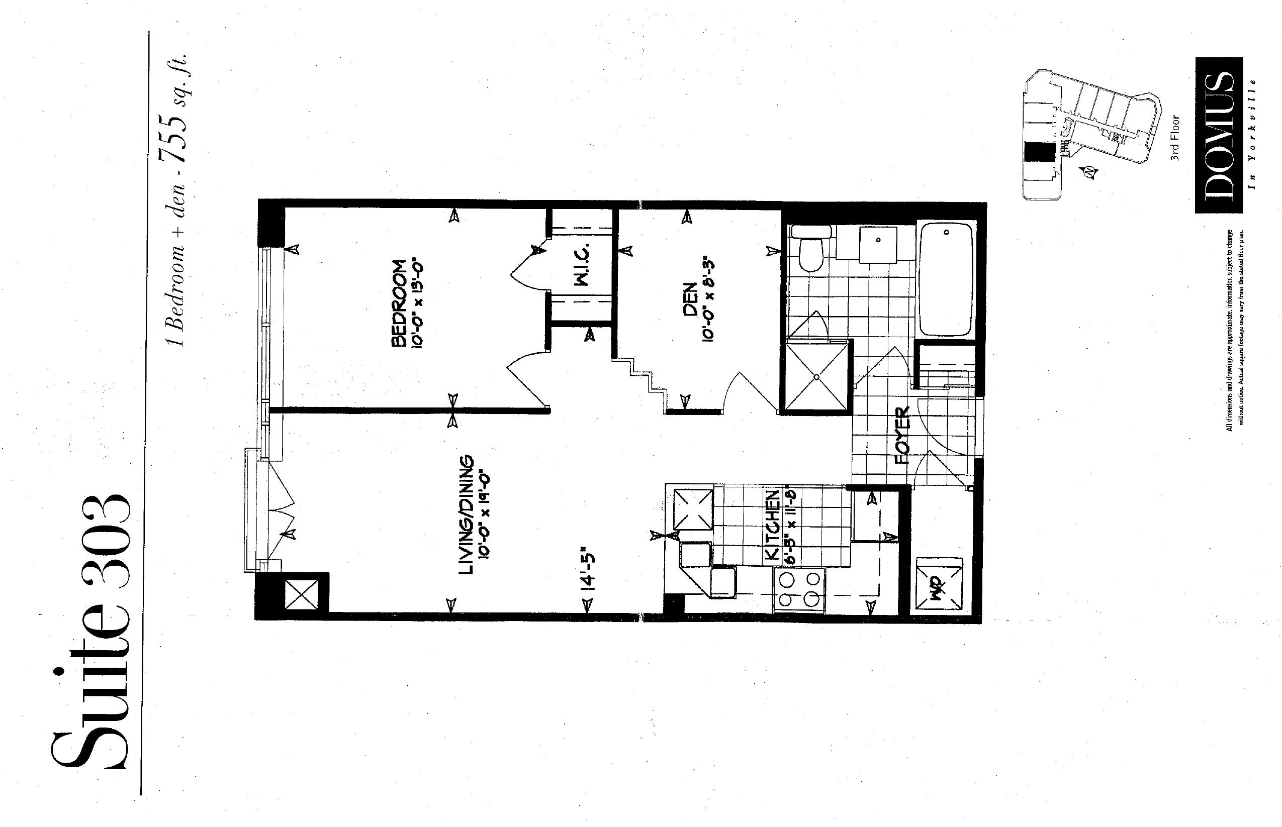 Suite 303 floor plan