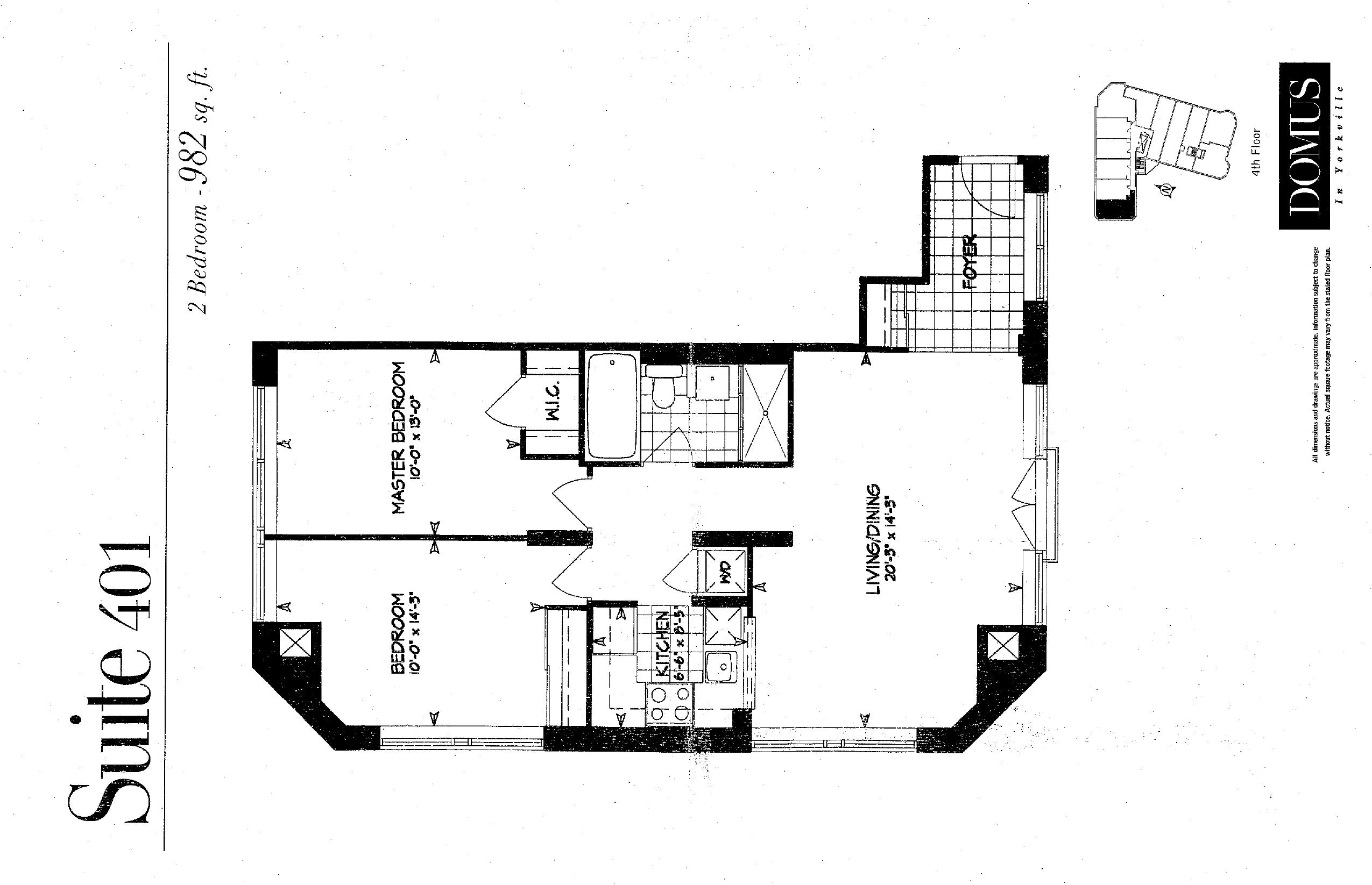 Suite 401 floor plan