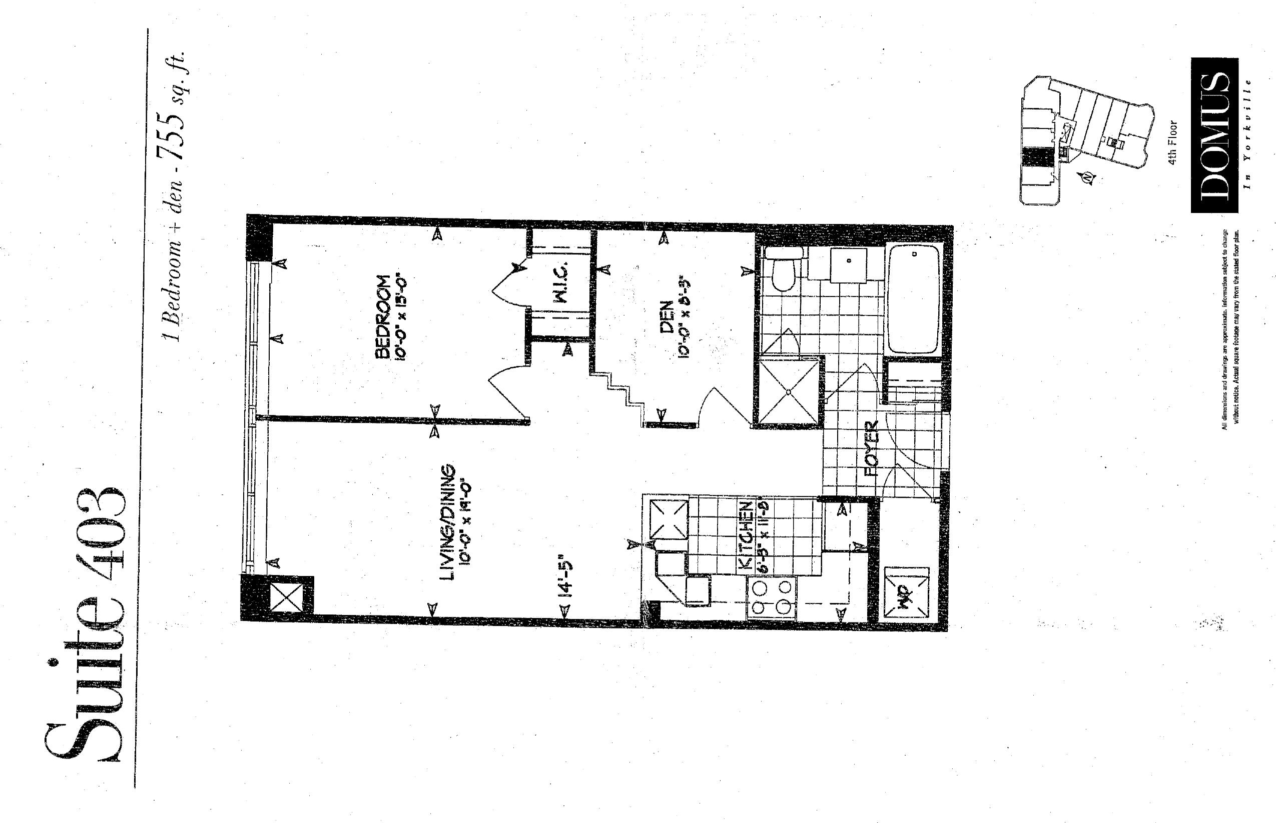 Suite 403 floor plan