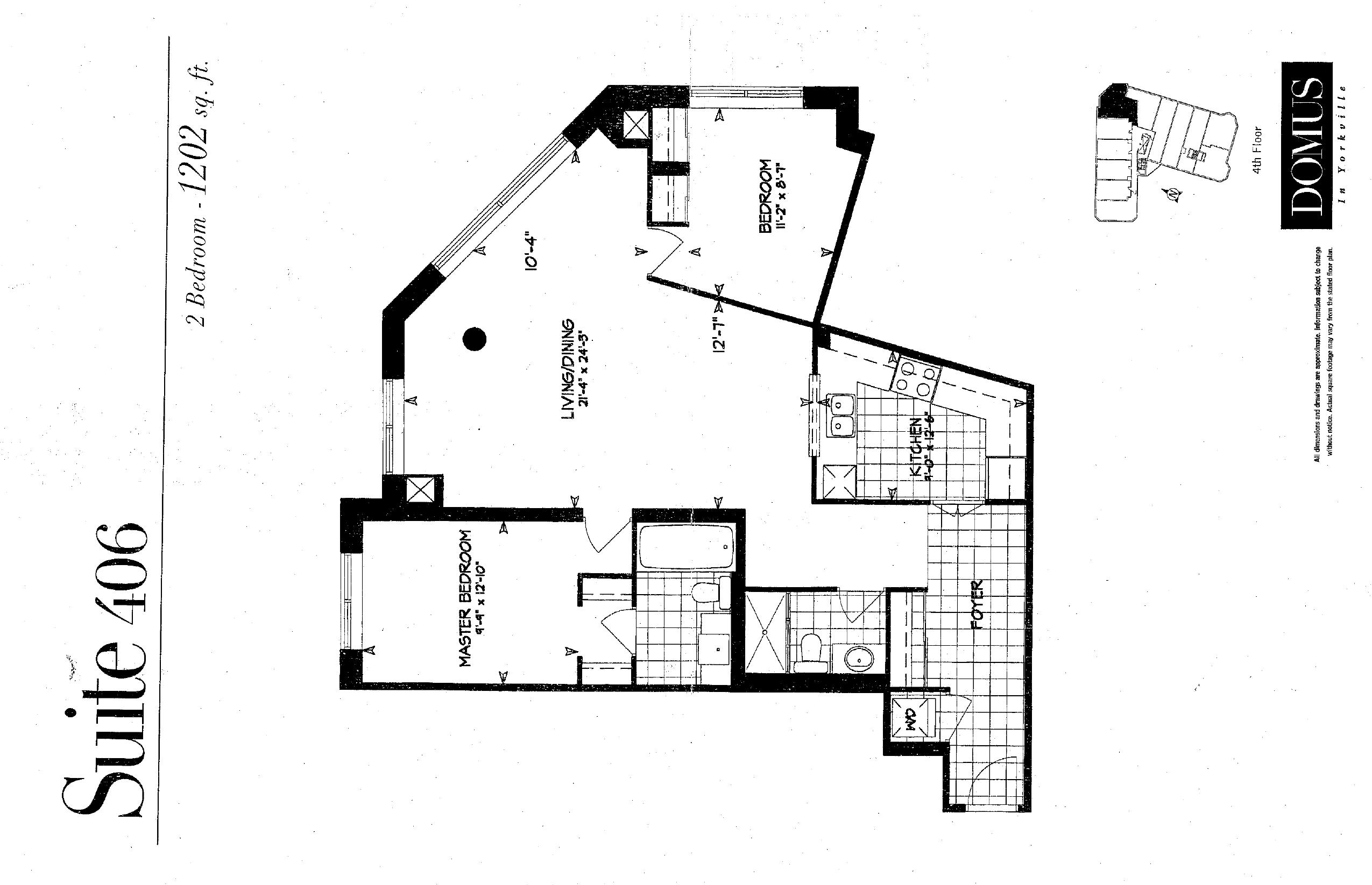 Suite 406 floor plan