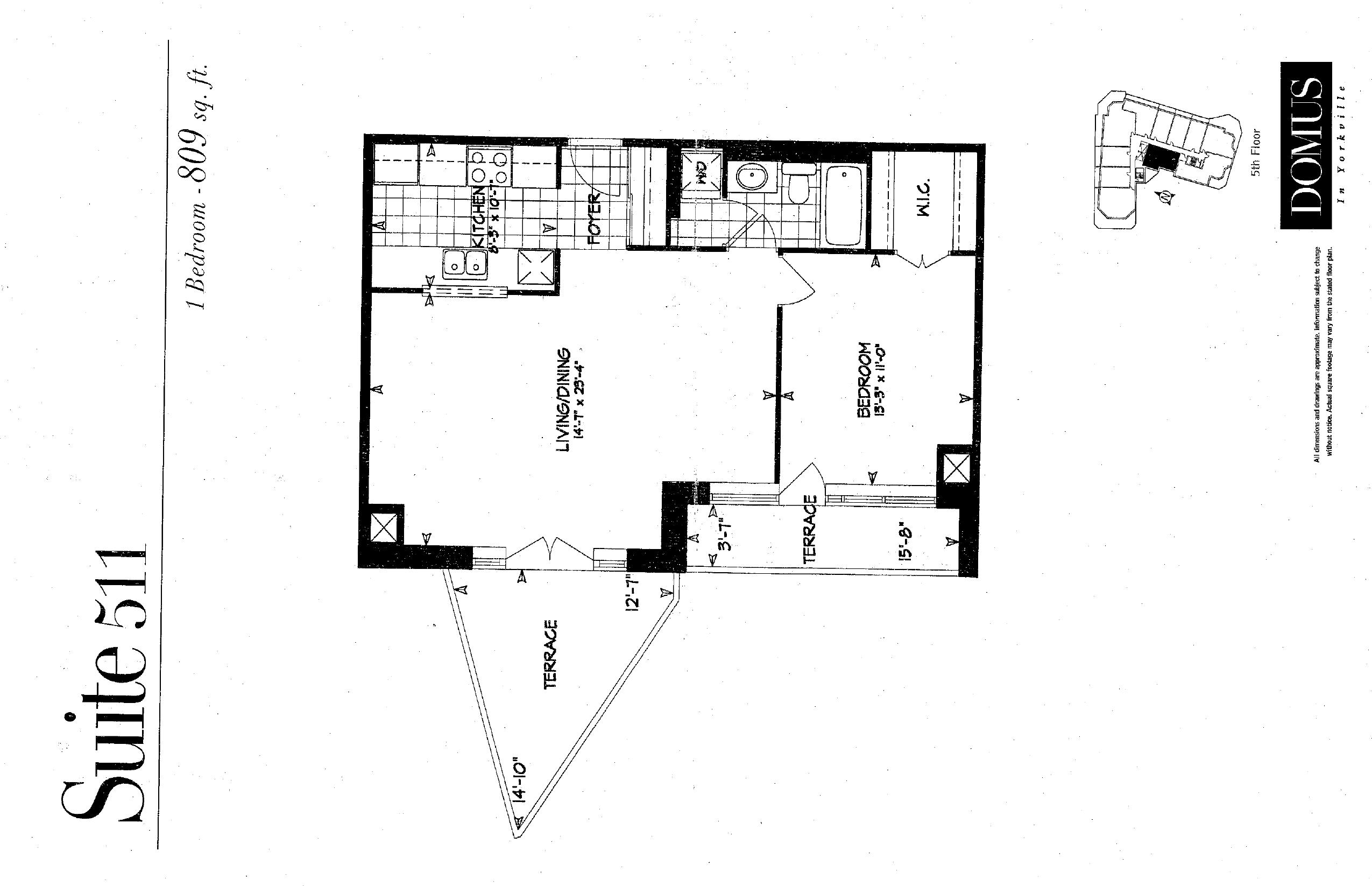 Suite 511 floor plan