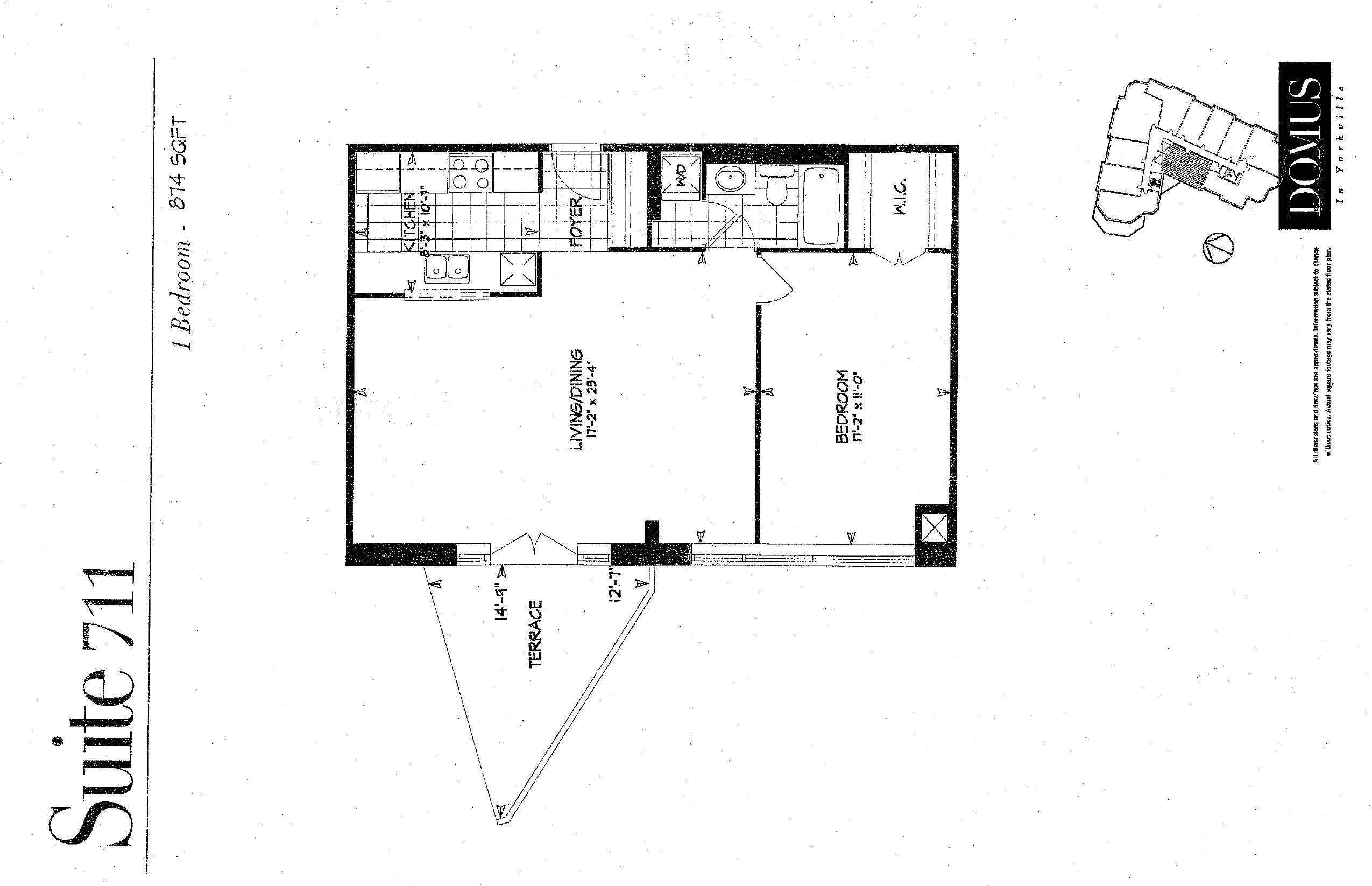 Suite 711 floor plan