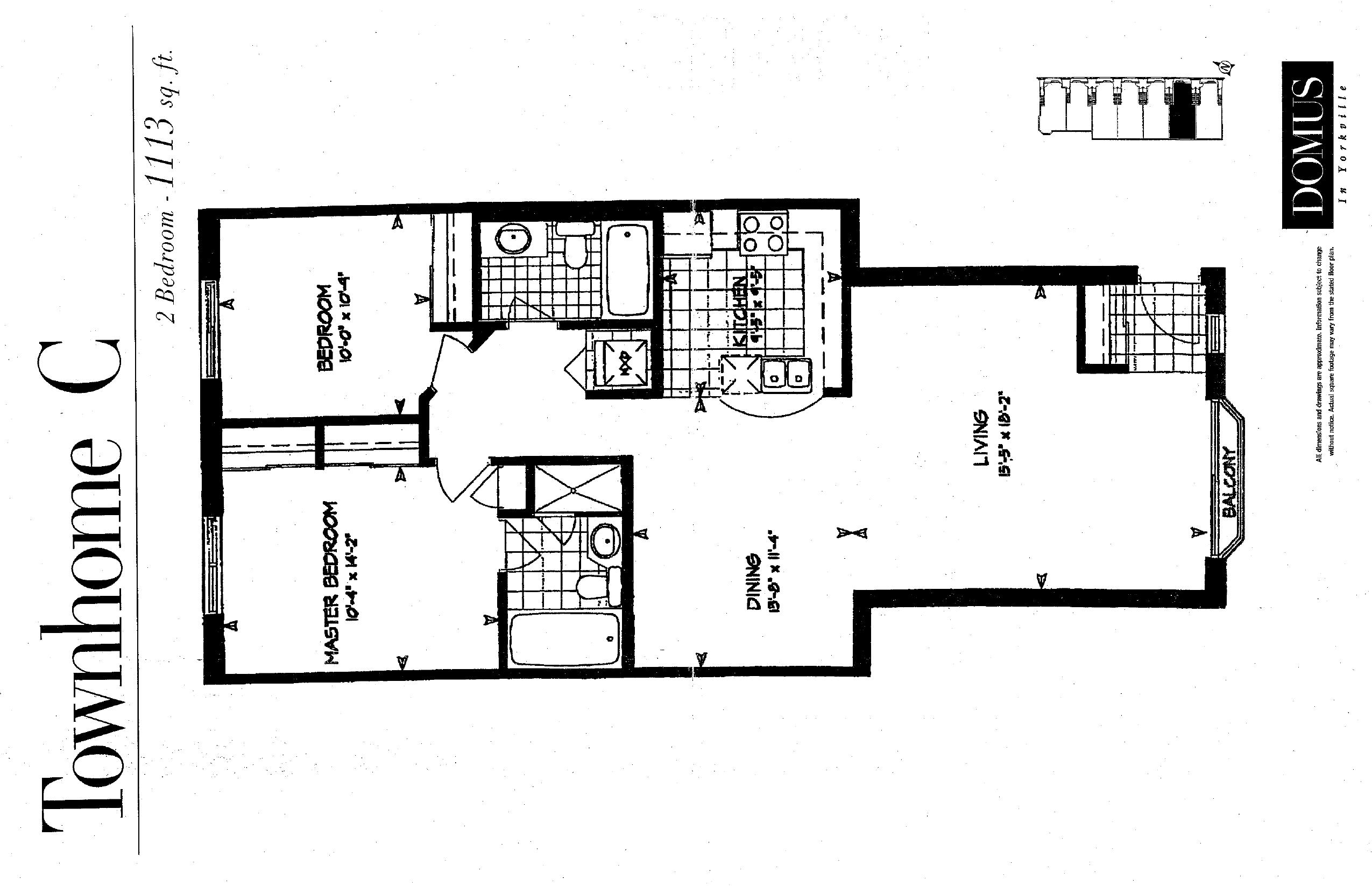 Townhome C floor plan