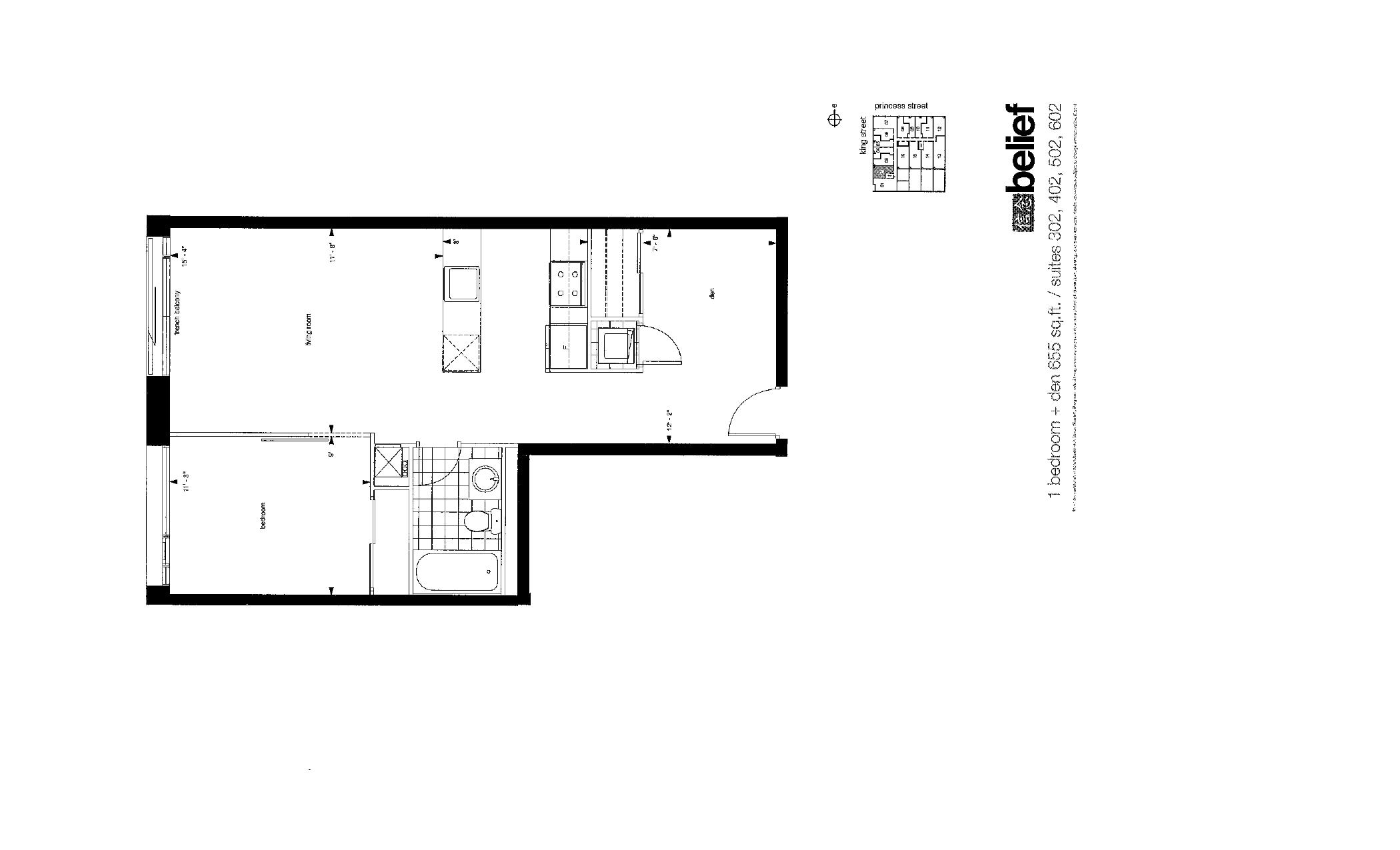 belief floor plan