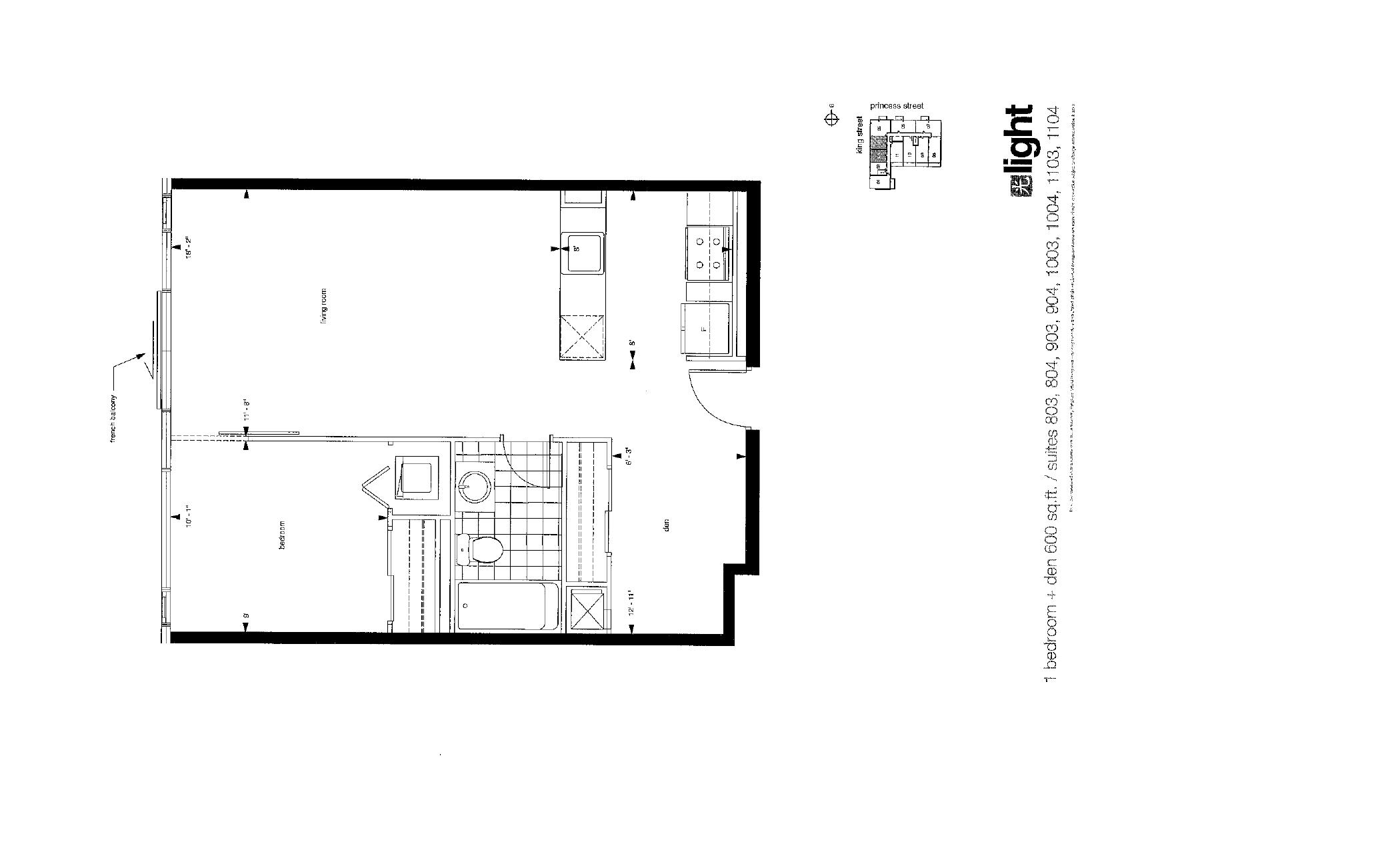 light floor plan