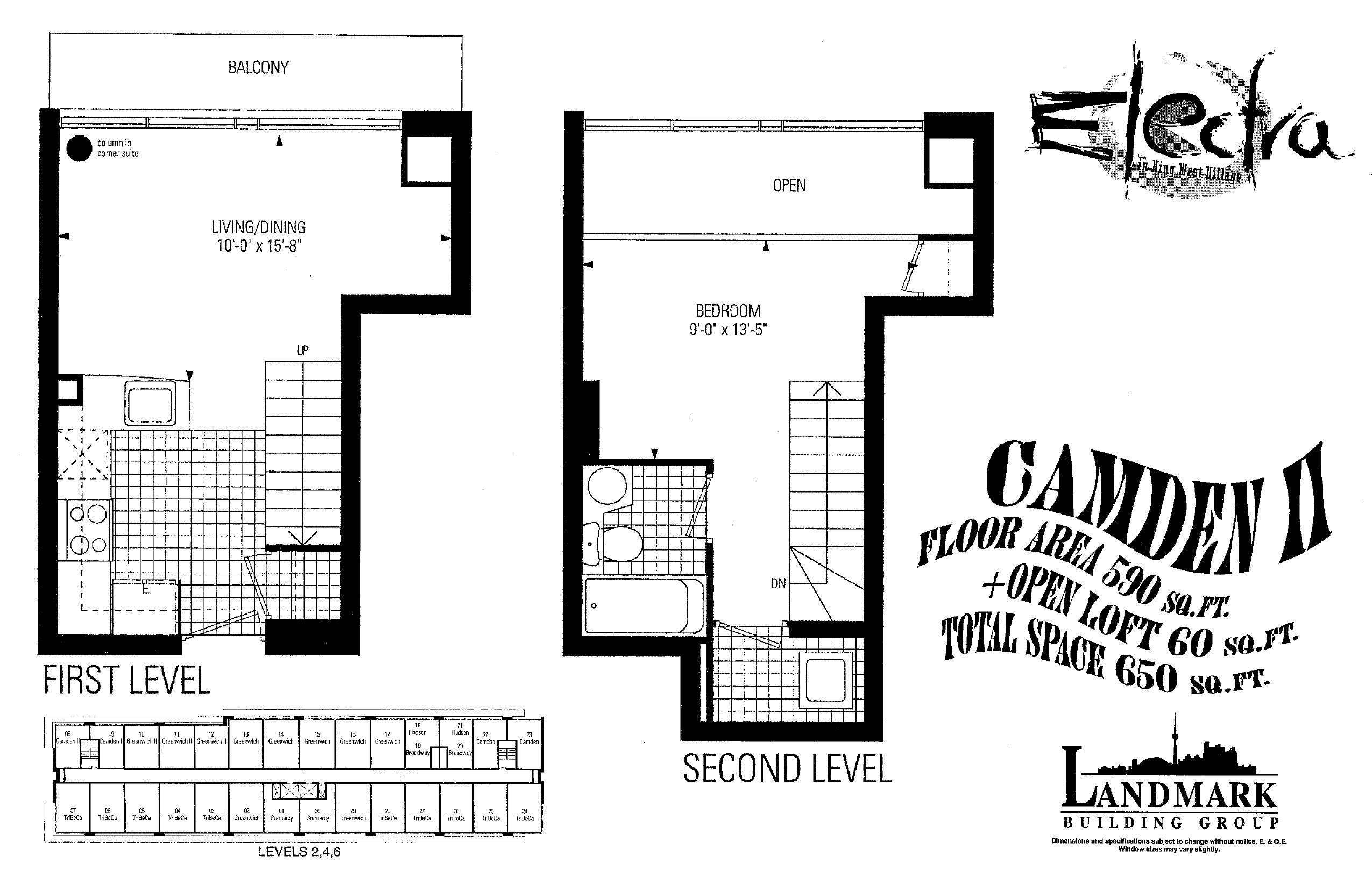 Camden II floor plan