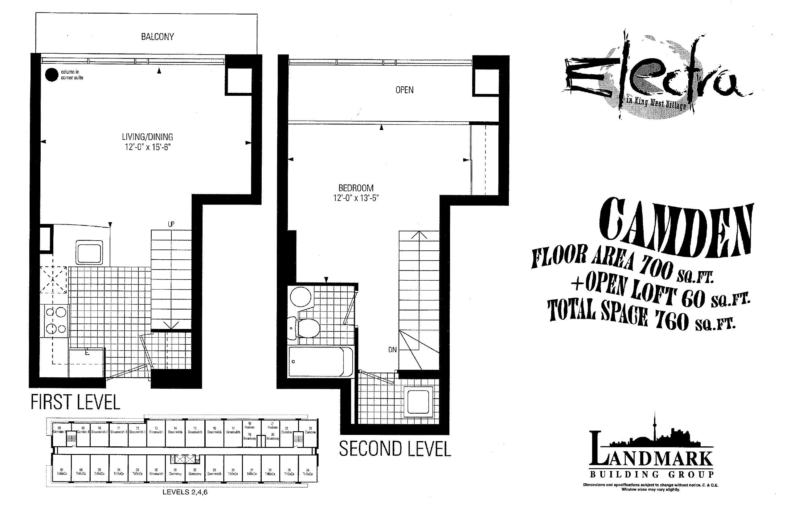 Camden floor plan
