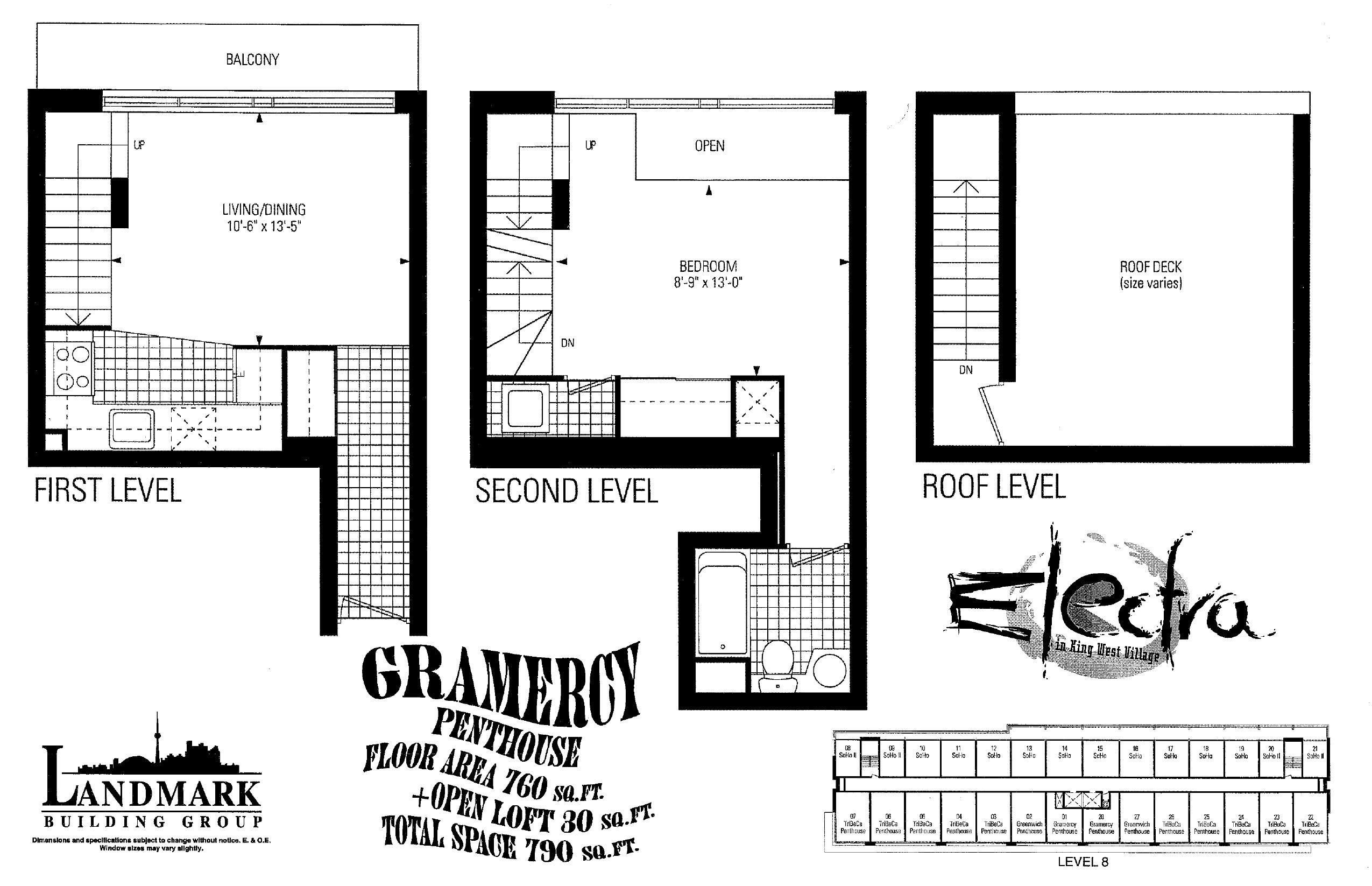 Gramercy Penthouse floor plan