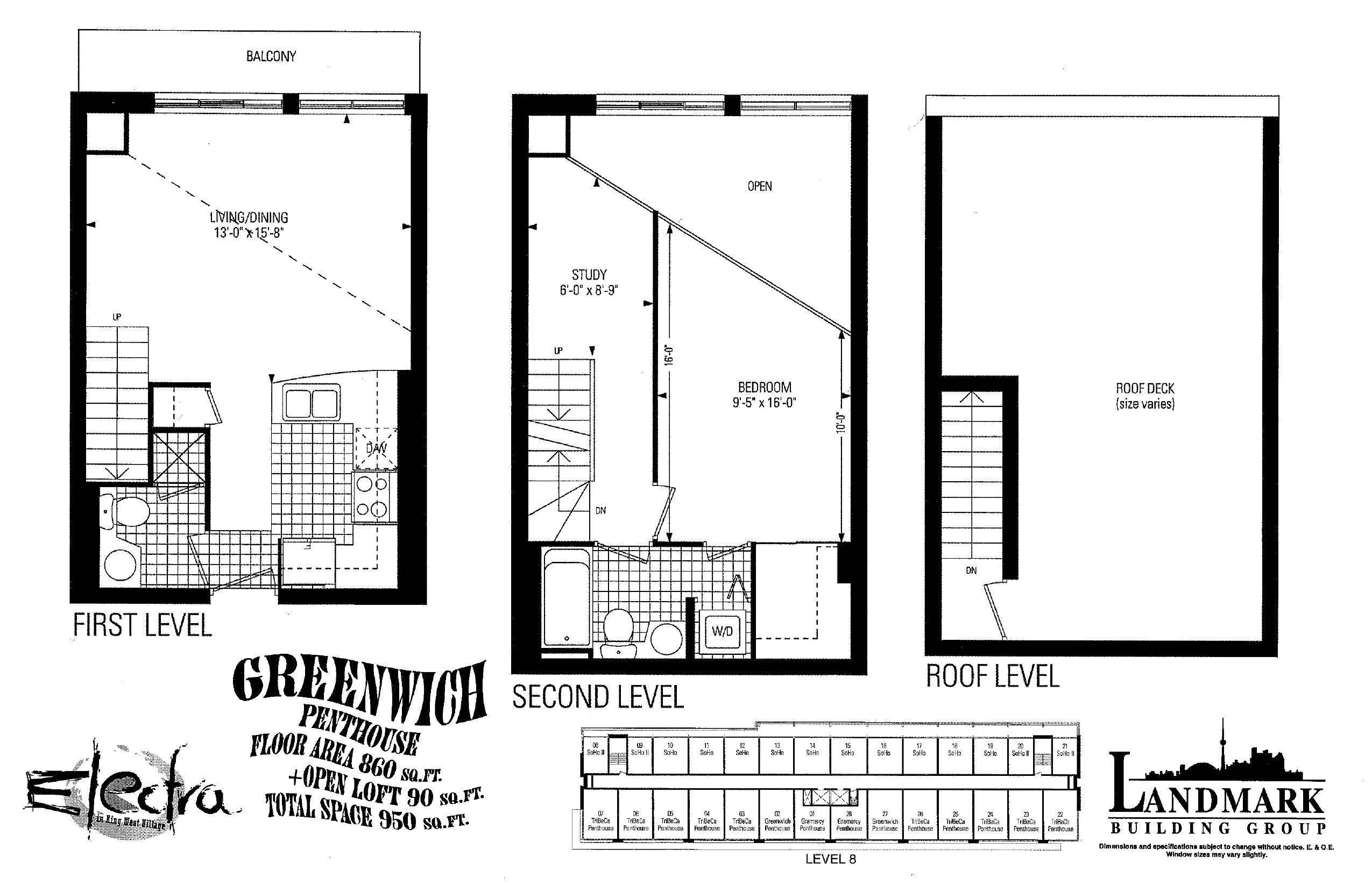 Greenwich Penthouse floor plan