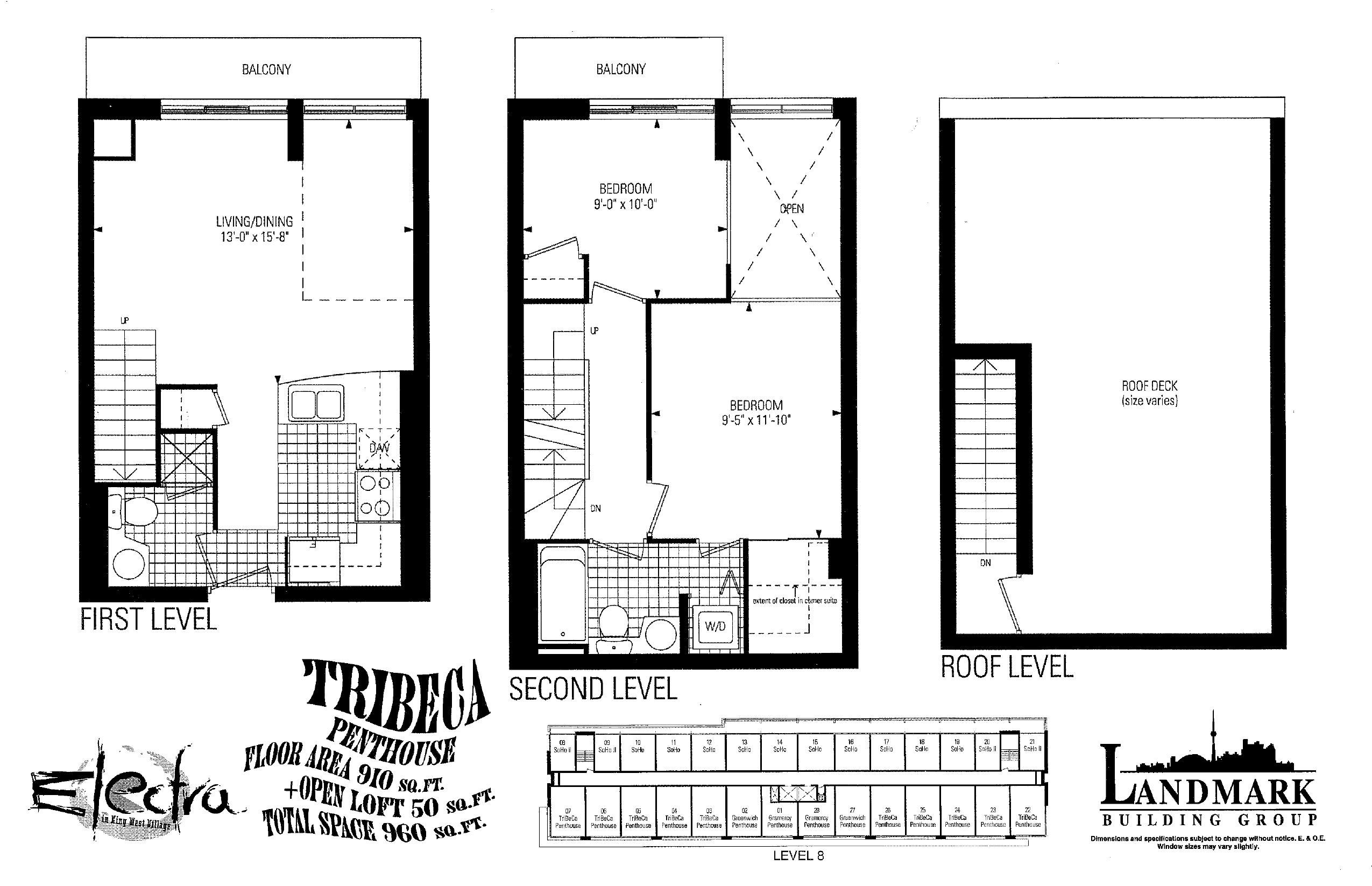 Tribeca Penthouse floor plan