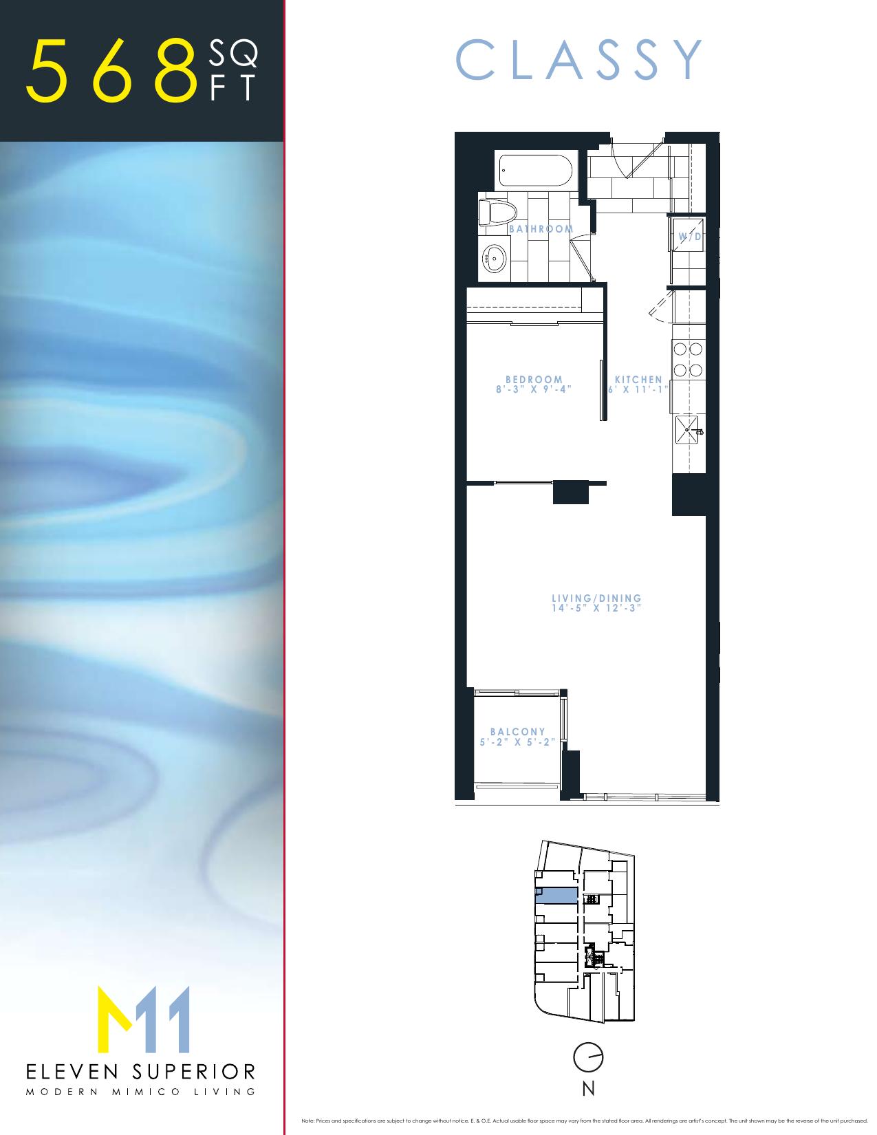 Classy floor plan