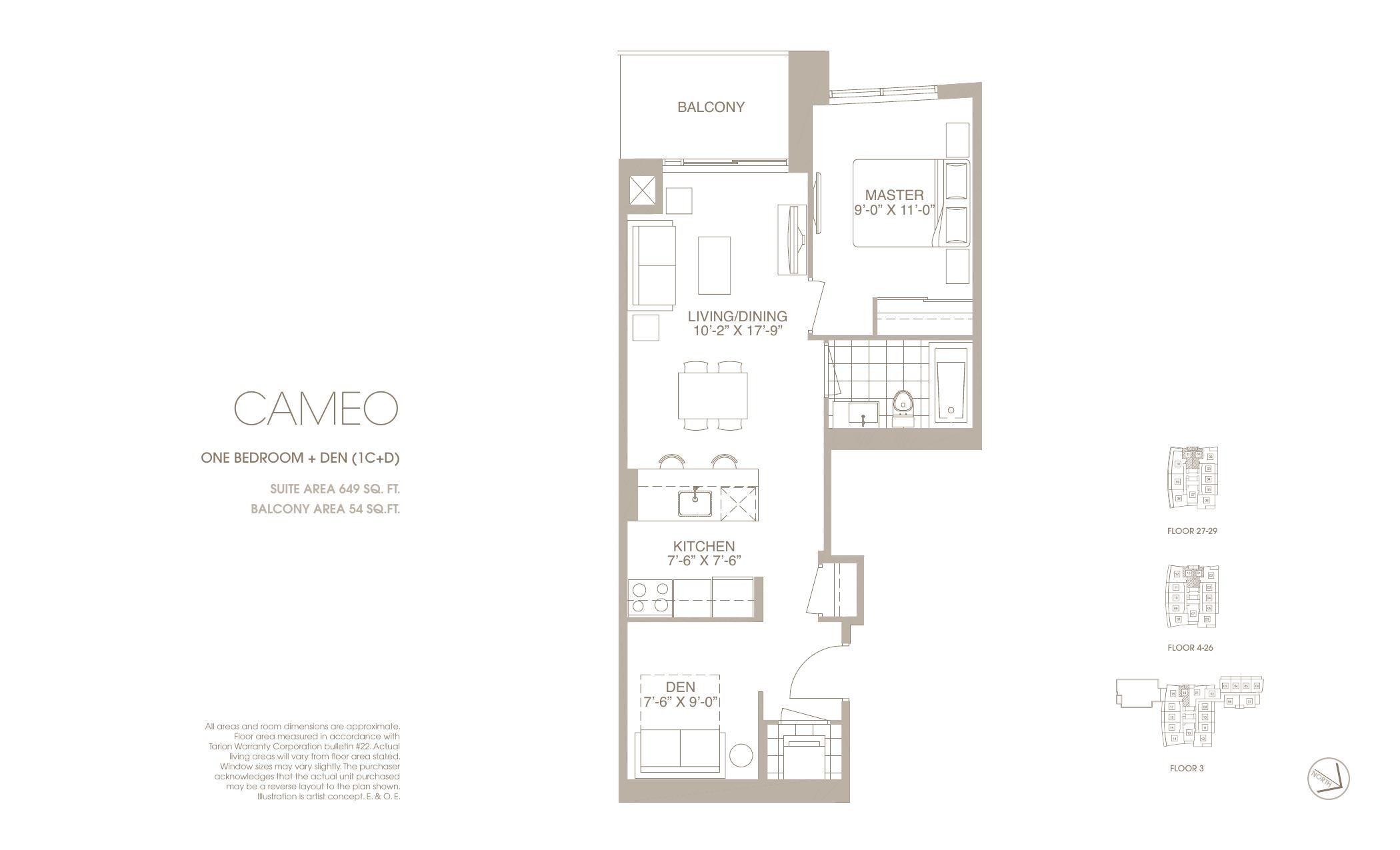 Cameo floor plan