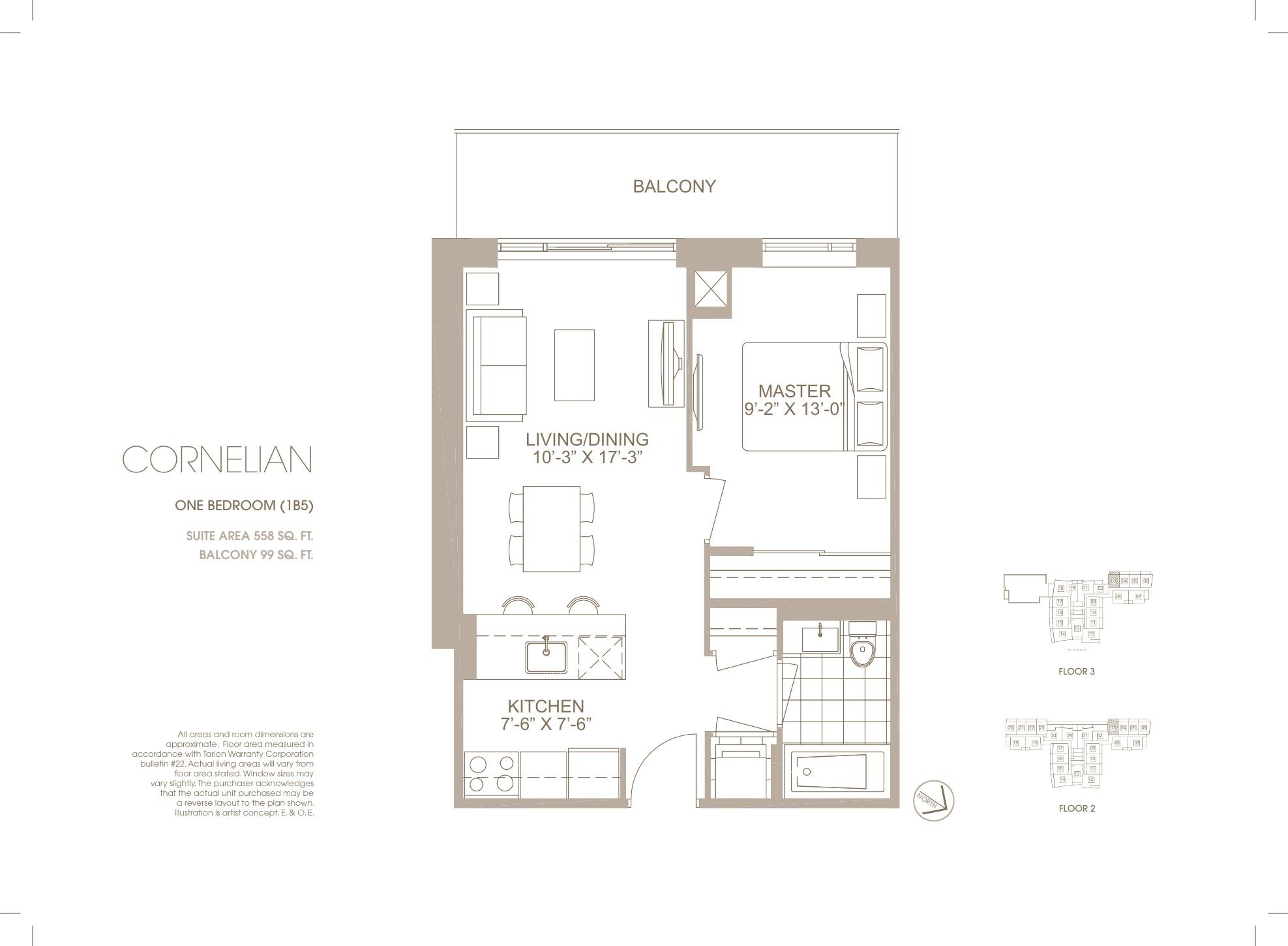 Cornelian floor plan