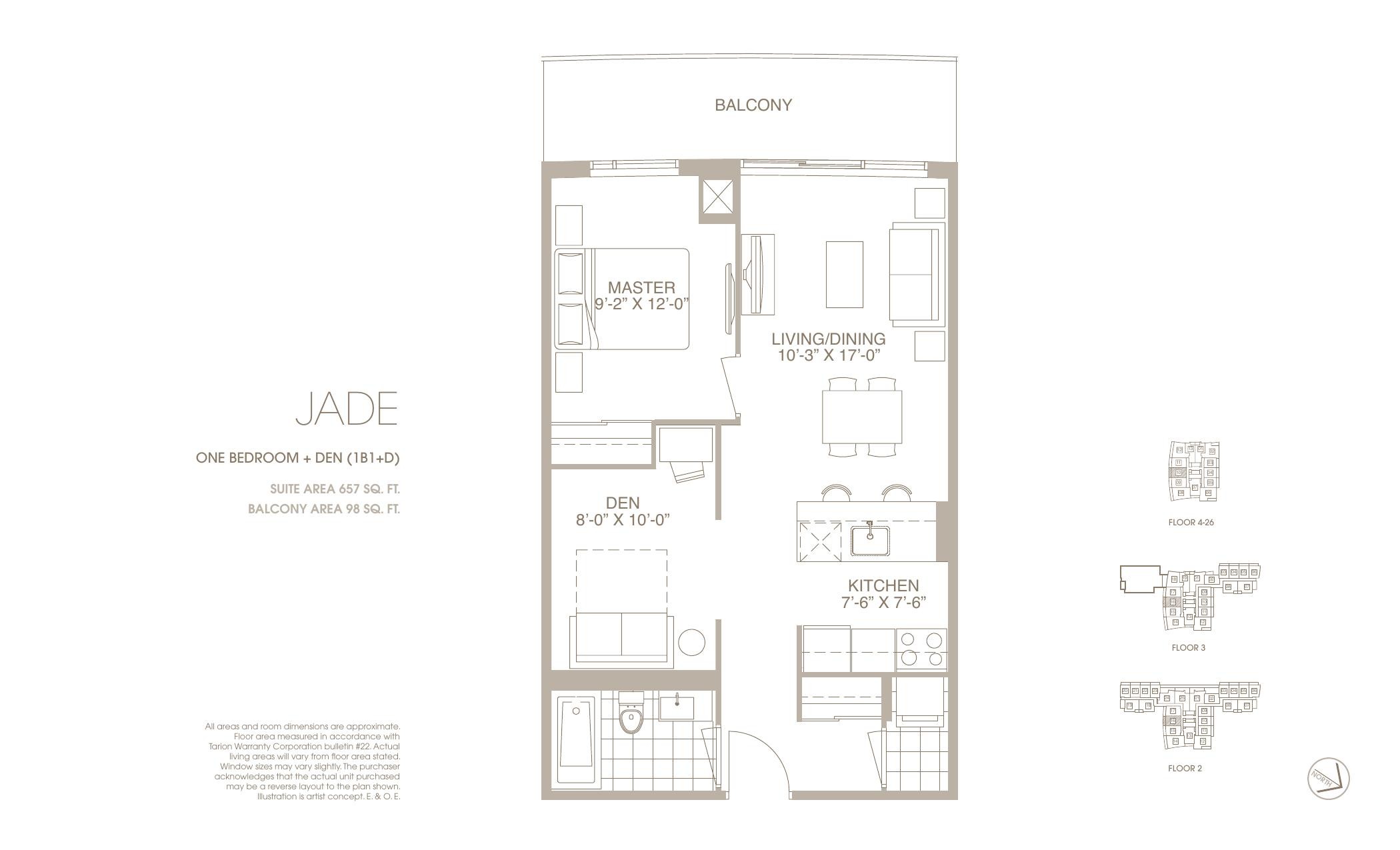 Jade floor plan