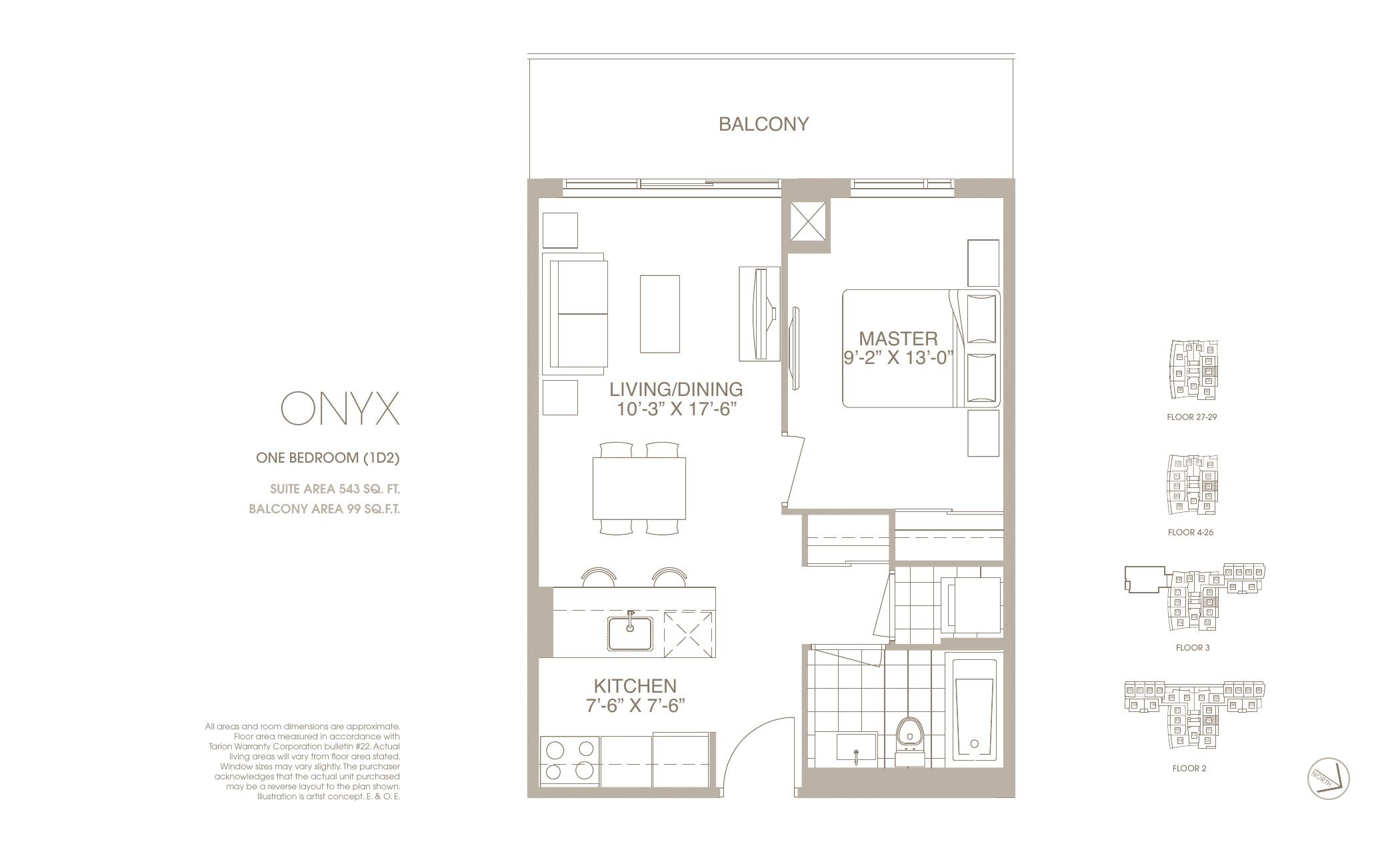 Onyx floor plan