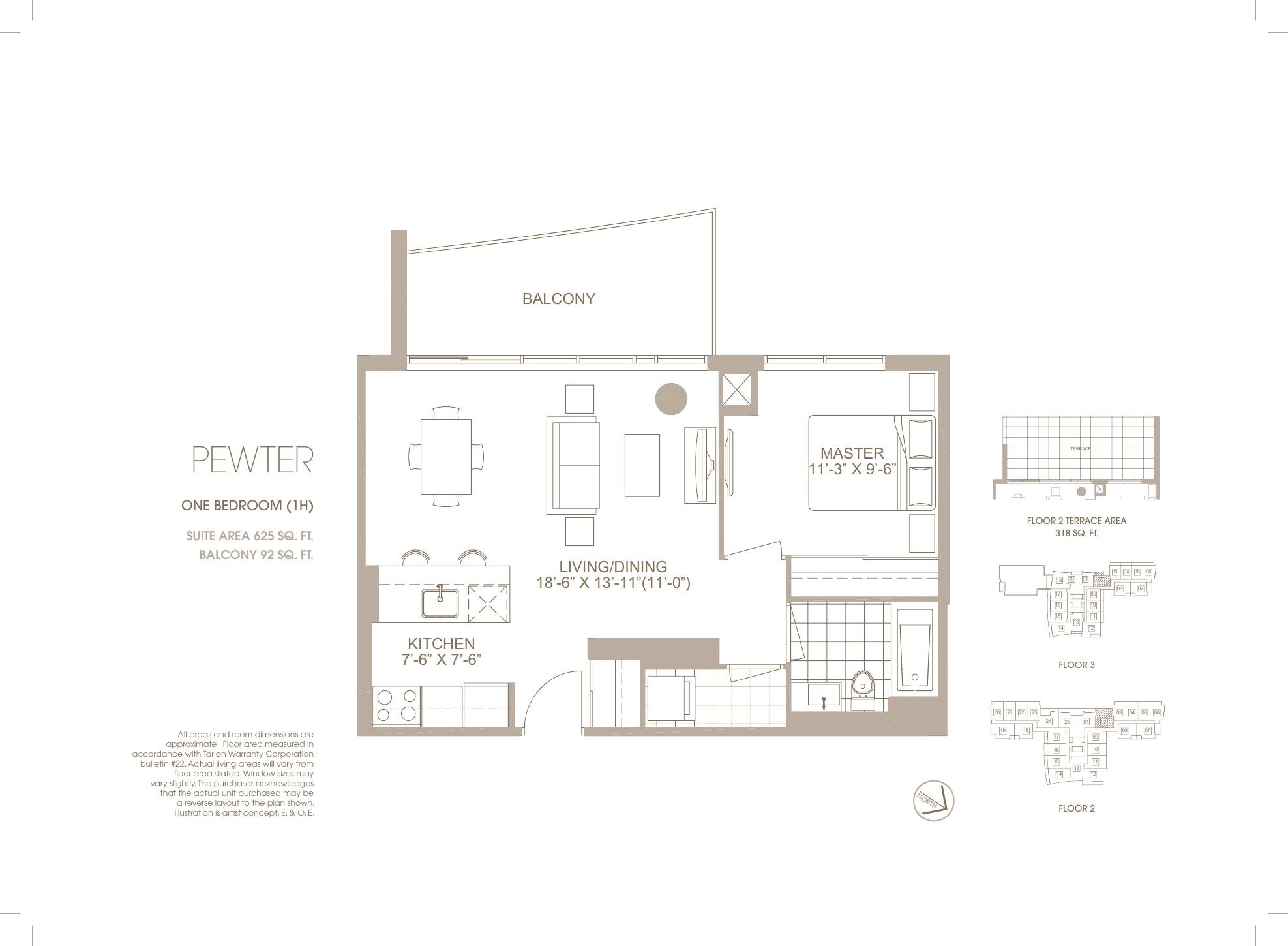 Pewter floor plan