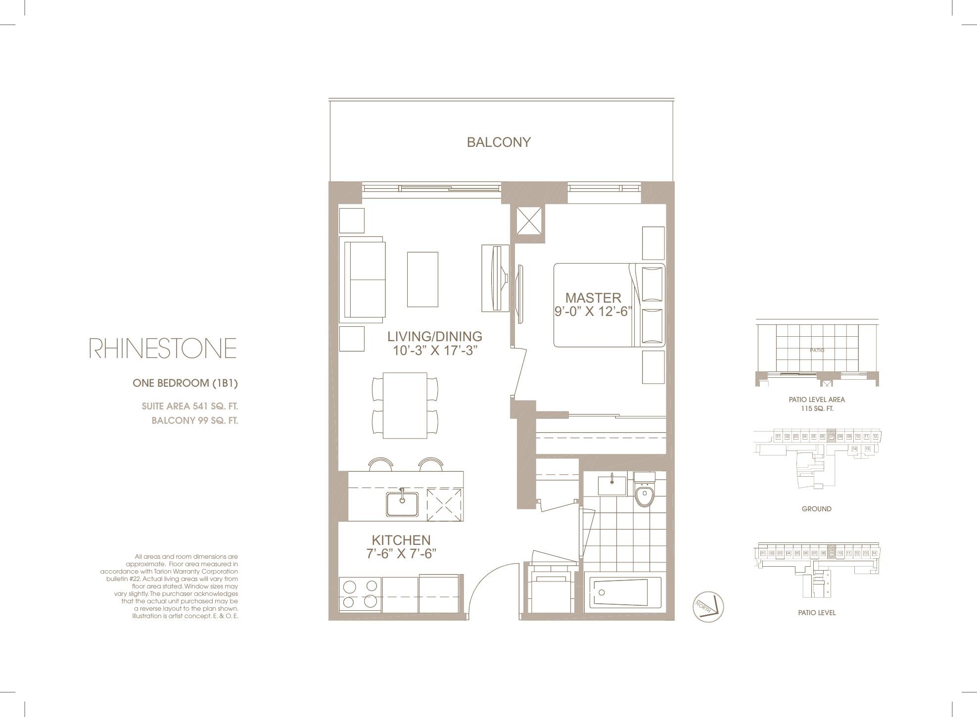 Rhinestone floor plan