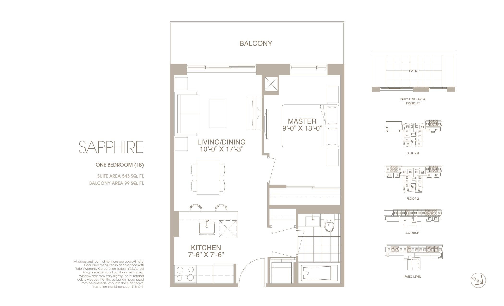 Sapphire floor plan