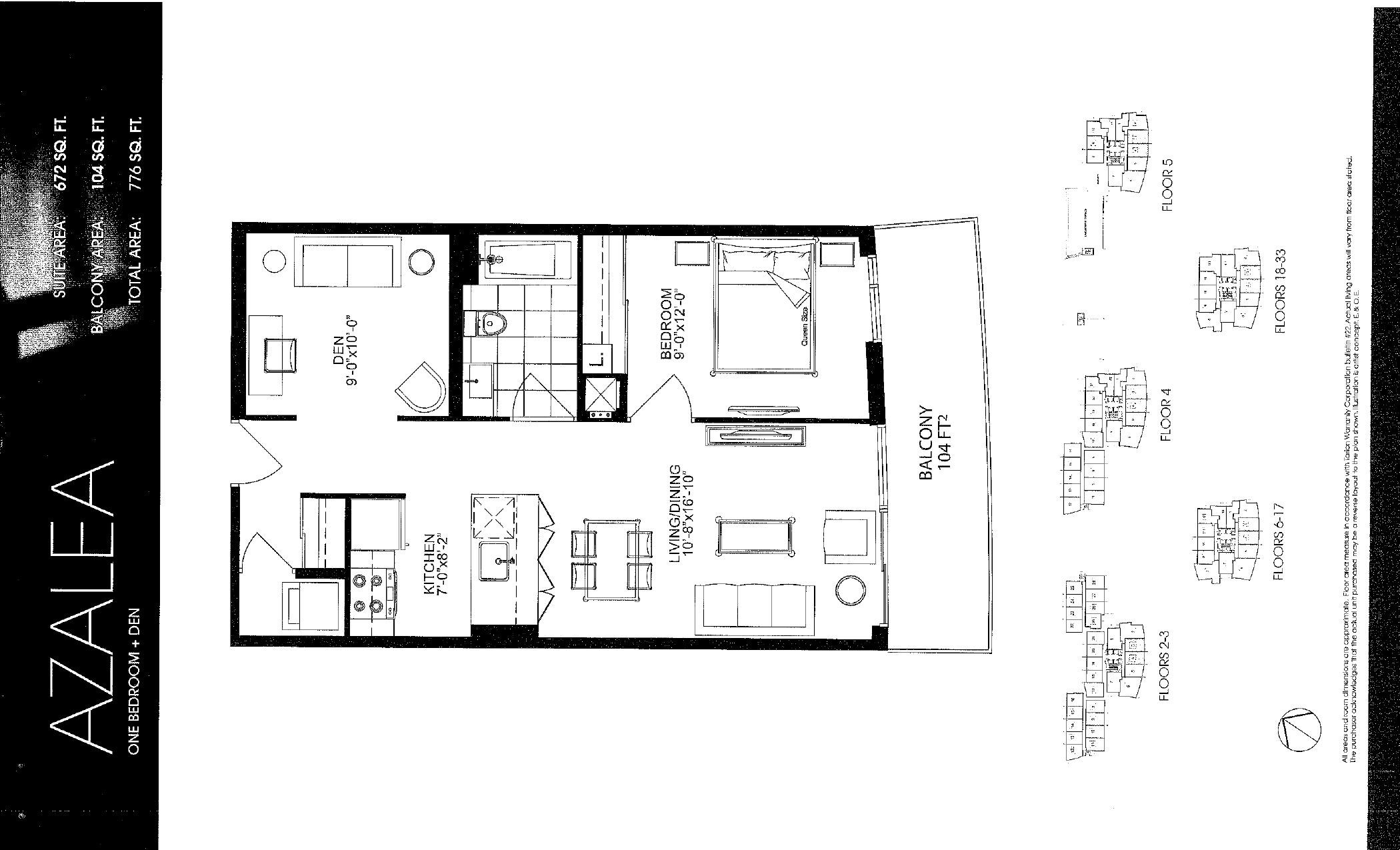 Azalea floor plan
